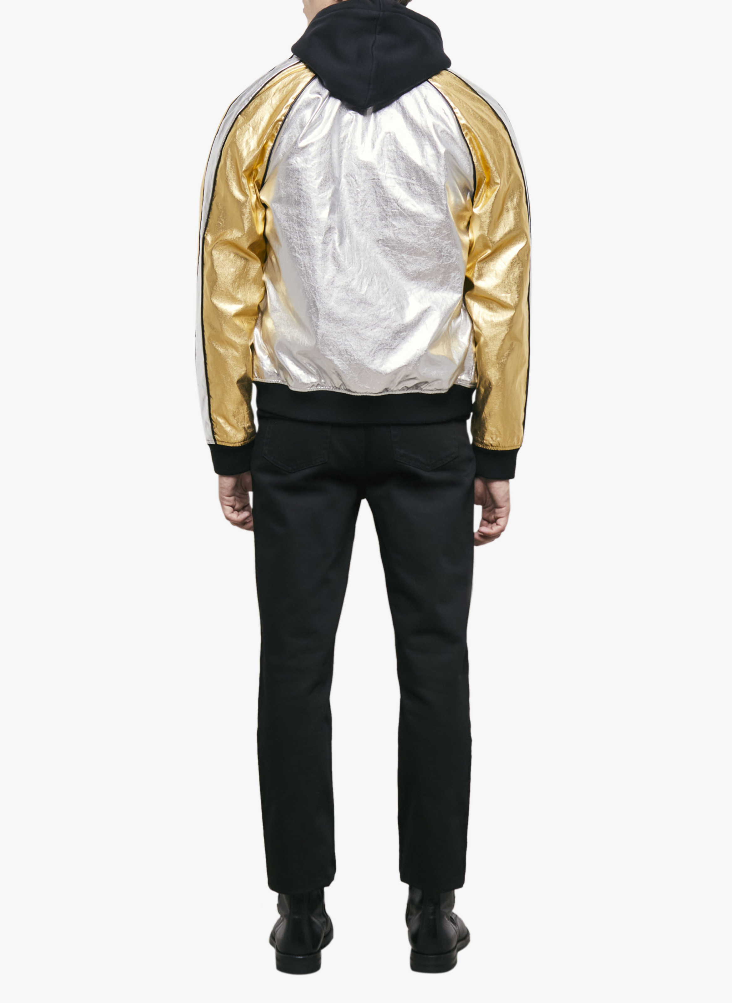 Blouson col montant en coton  THE KOOPLES Argent