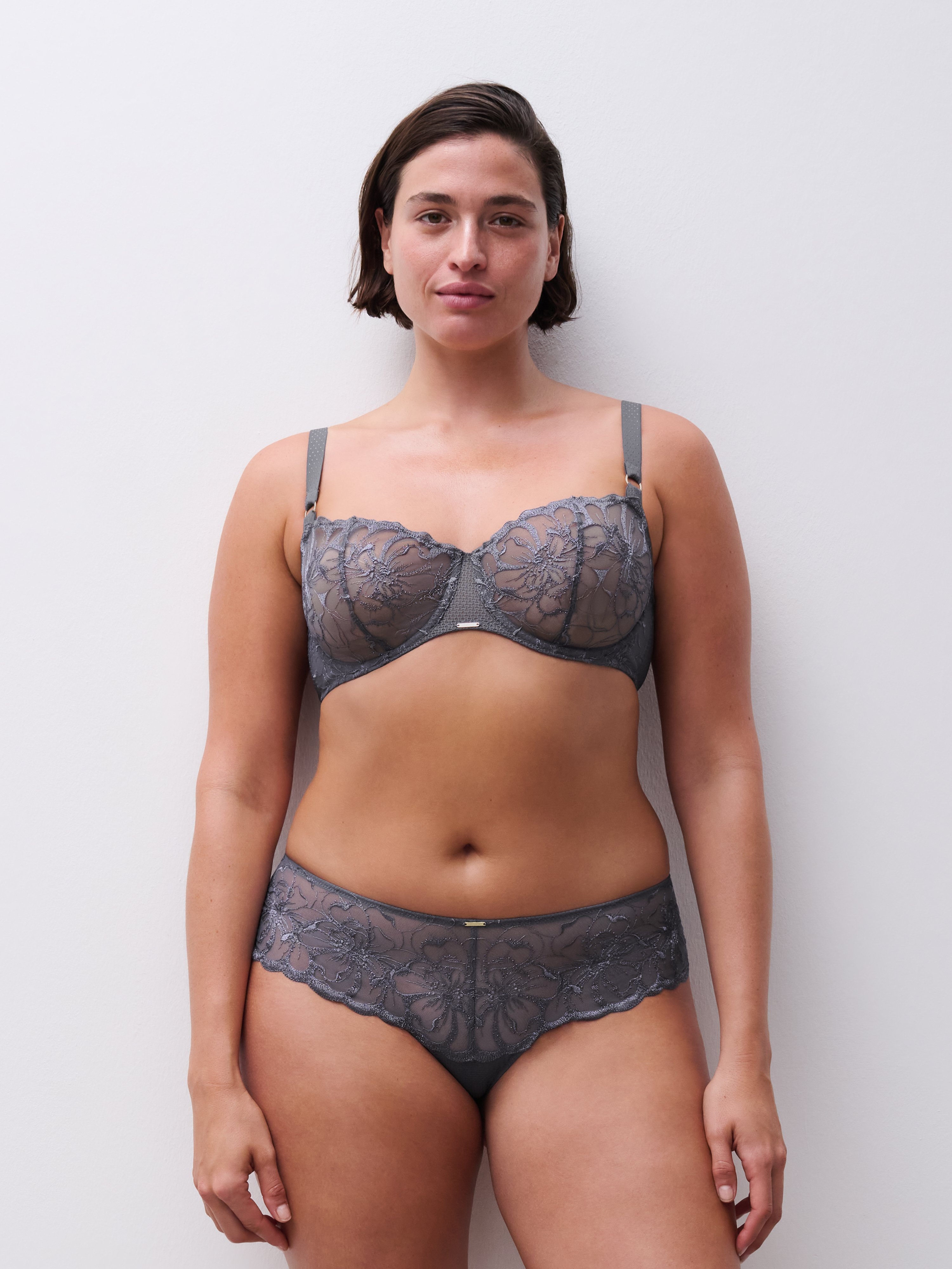Demi-cup bra CHANTELLE Grey