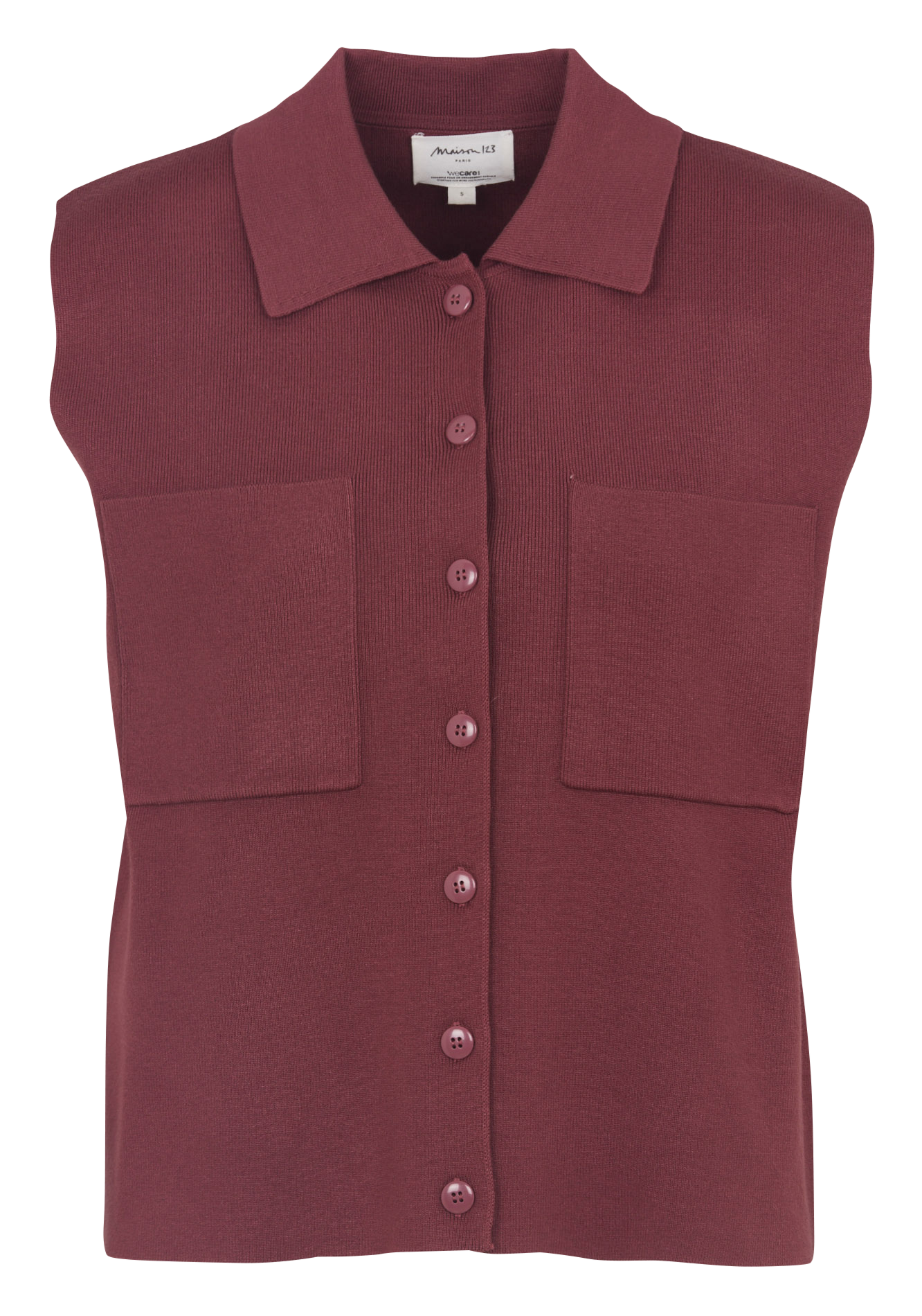 Cardigan with classic collar MAISON 123