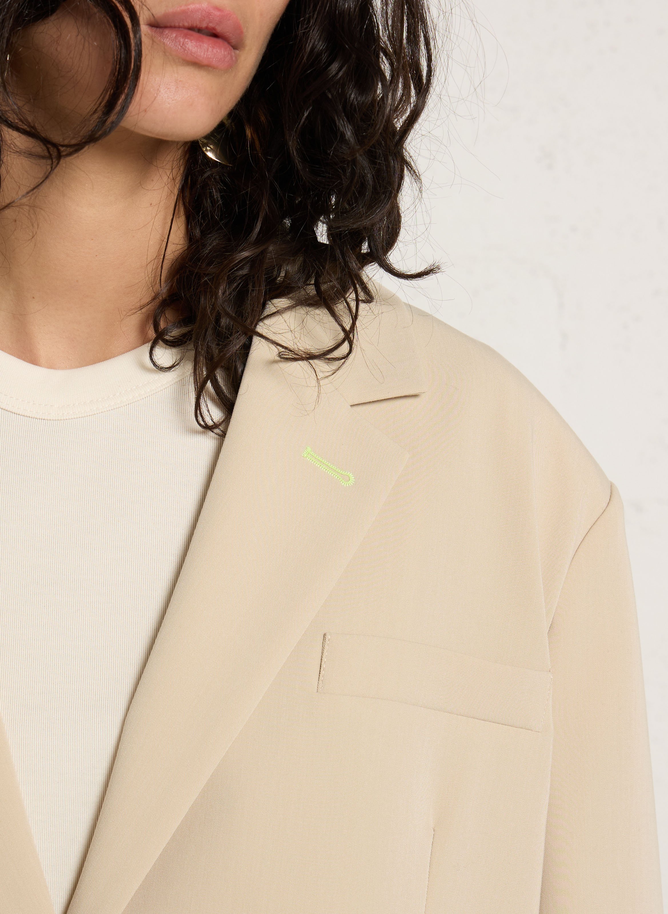 Veste oversize col tailleur IMPERIAL Argent