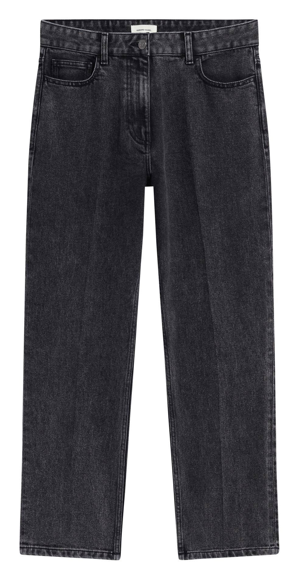 Cotton-blend straight-leg jeans GERARD DAREL Grey