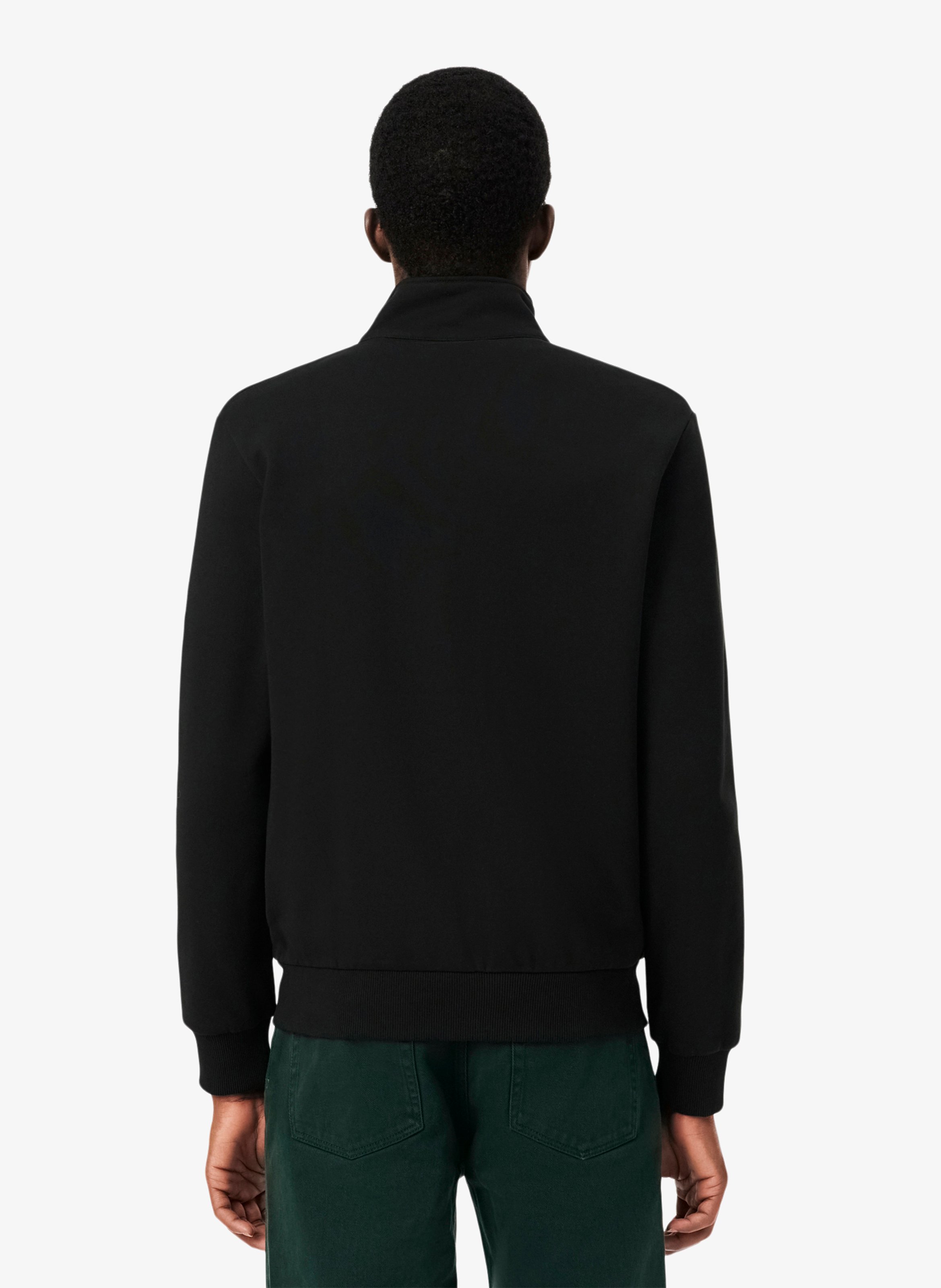 Sweatshirt aus Baumwoll-Mix mit Reißverschluss LACOSTE Schwarz