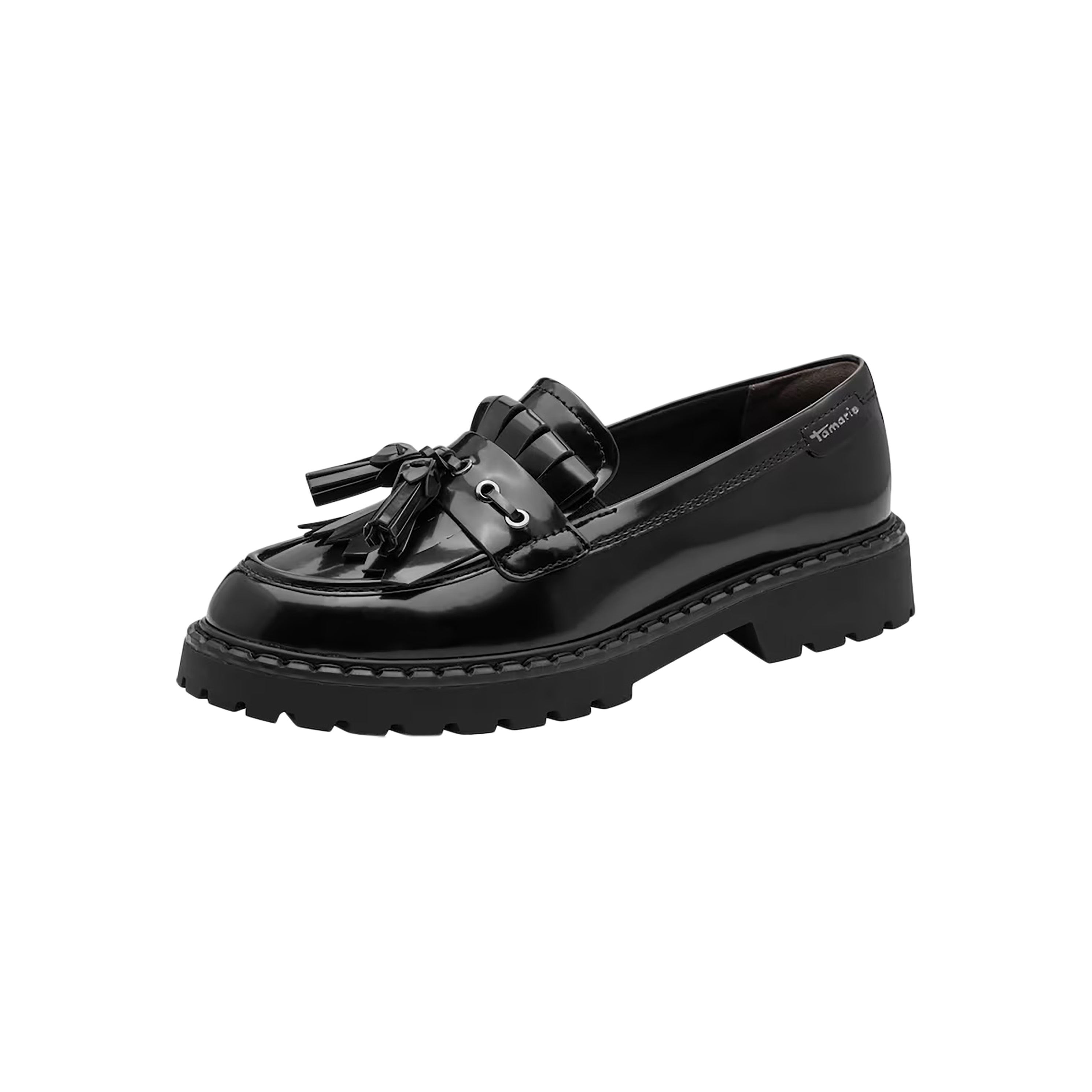Slip-on moccasin TAMARIS Black