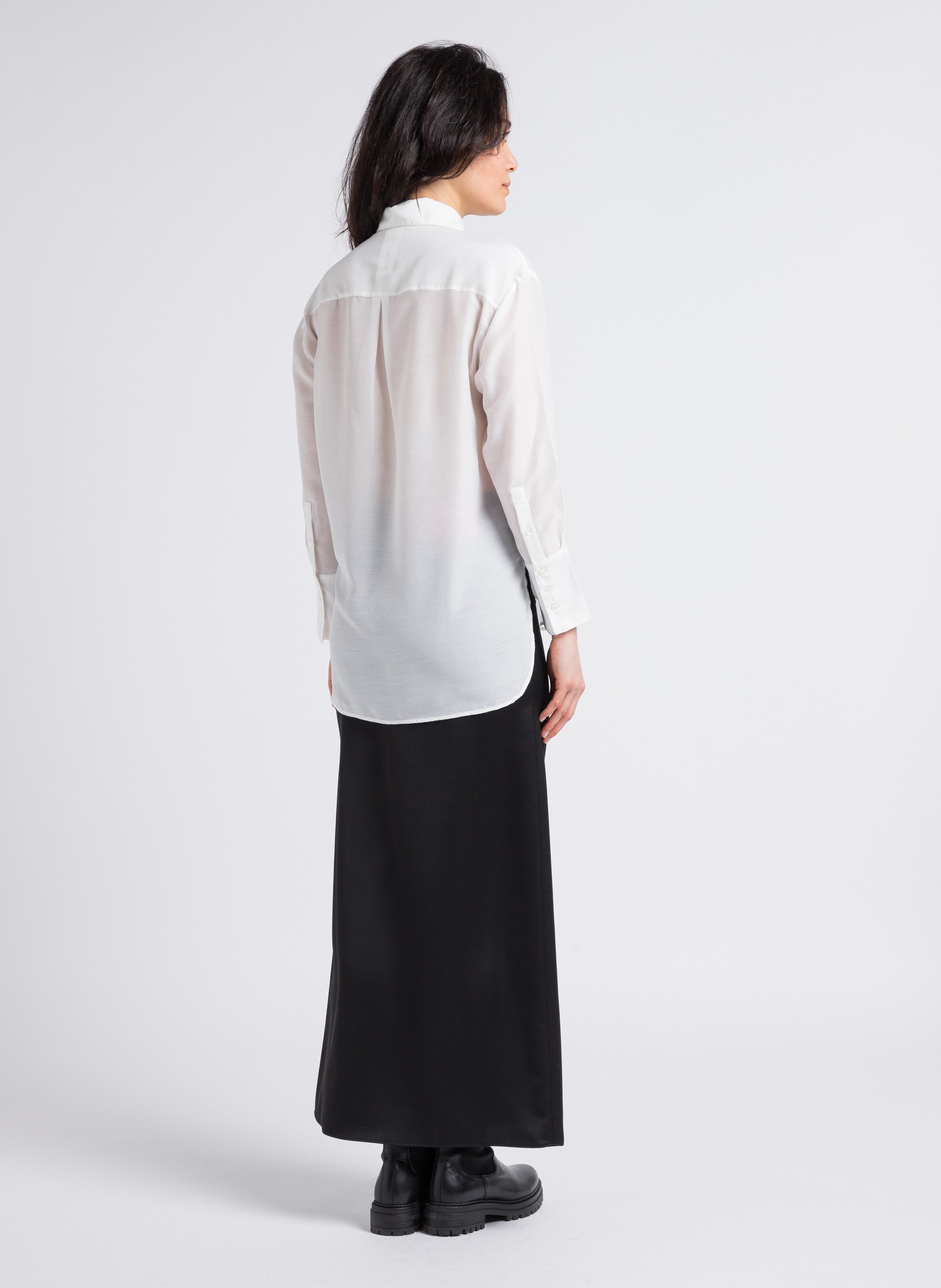 Straight embroidered shirt MAX&Co. White