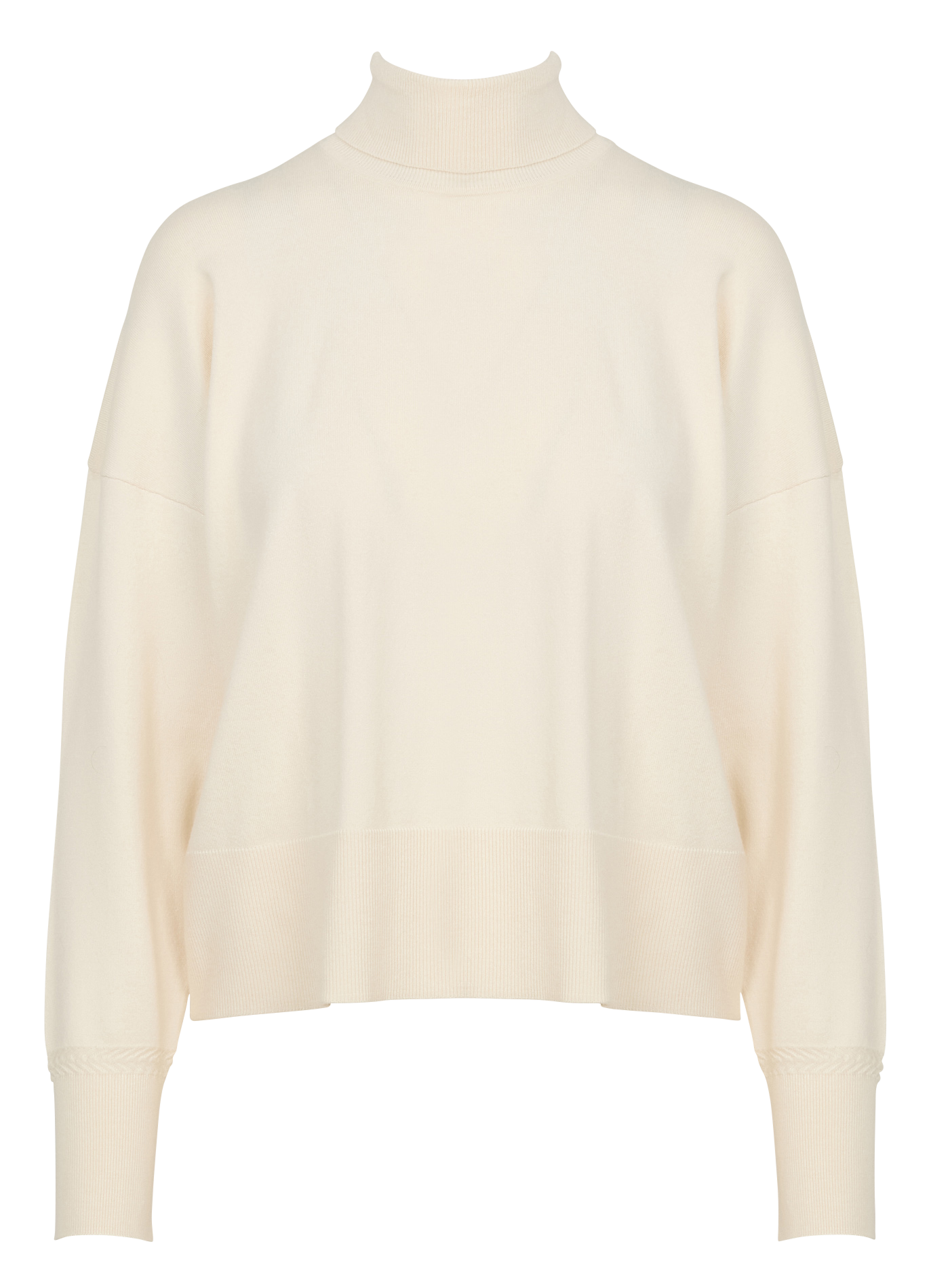 Pull ample col roulé  ONE STEP Beige