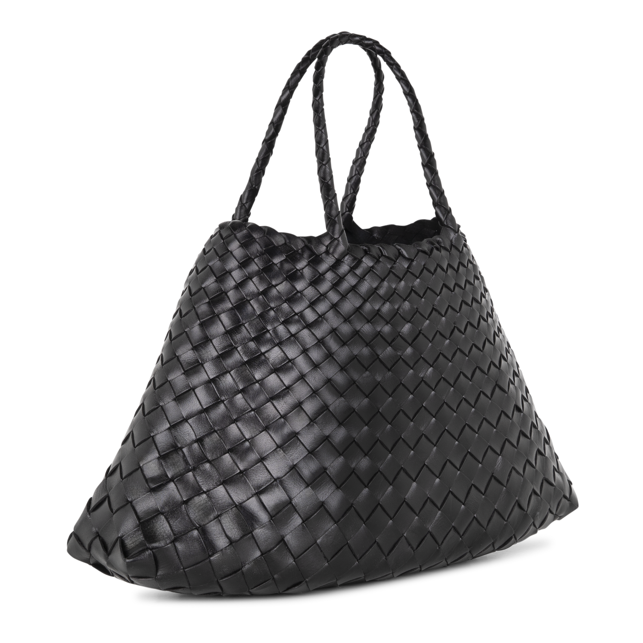 A-line leather skirt DRAGON DIFFUSION Black