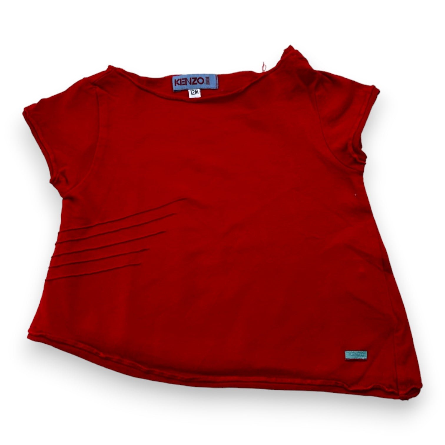 Red Baby T-shirt - 12 months KENZO - SECONDE MAIN Red