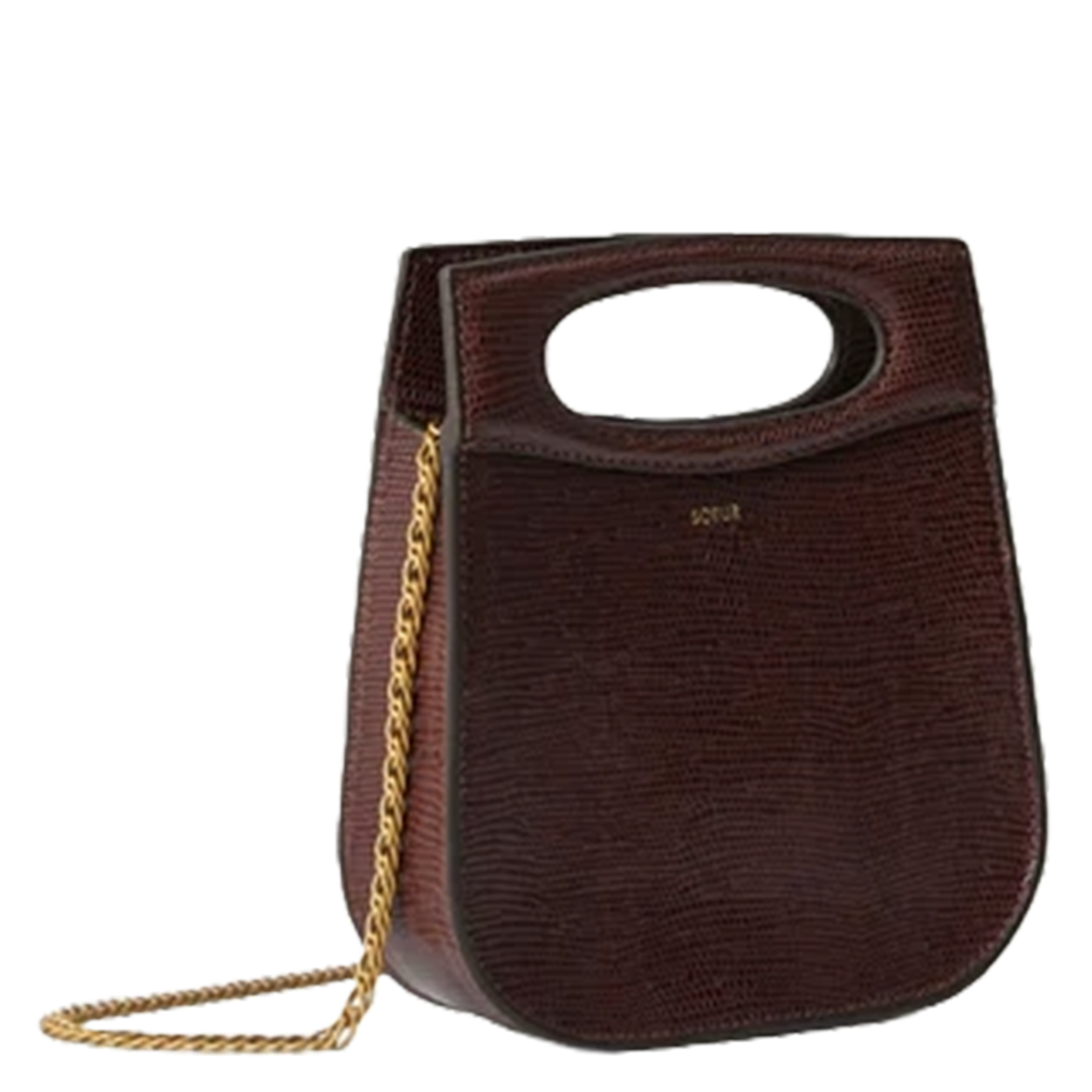 Leren crossbodytas  SOEUR Bruin