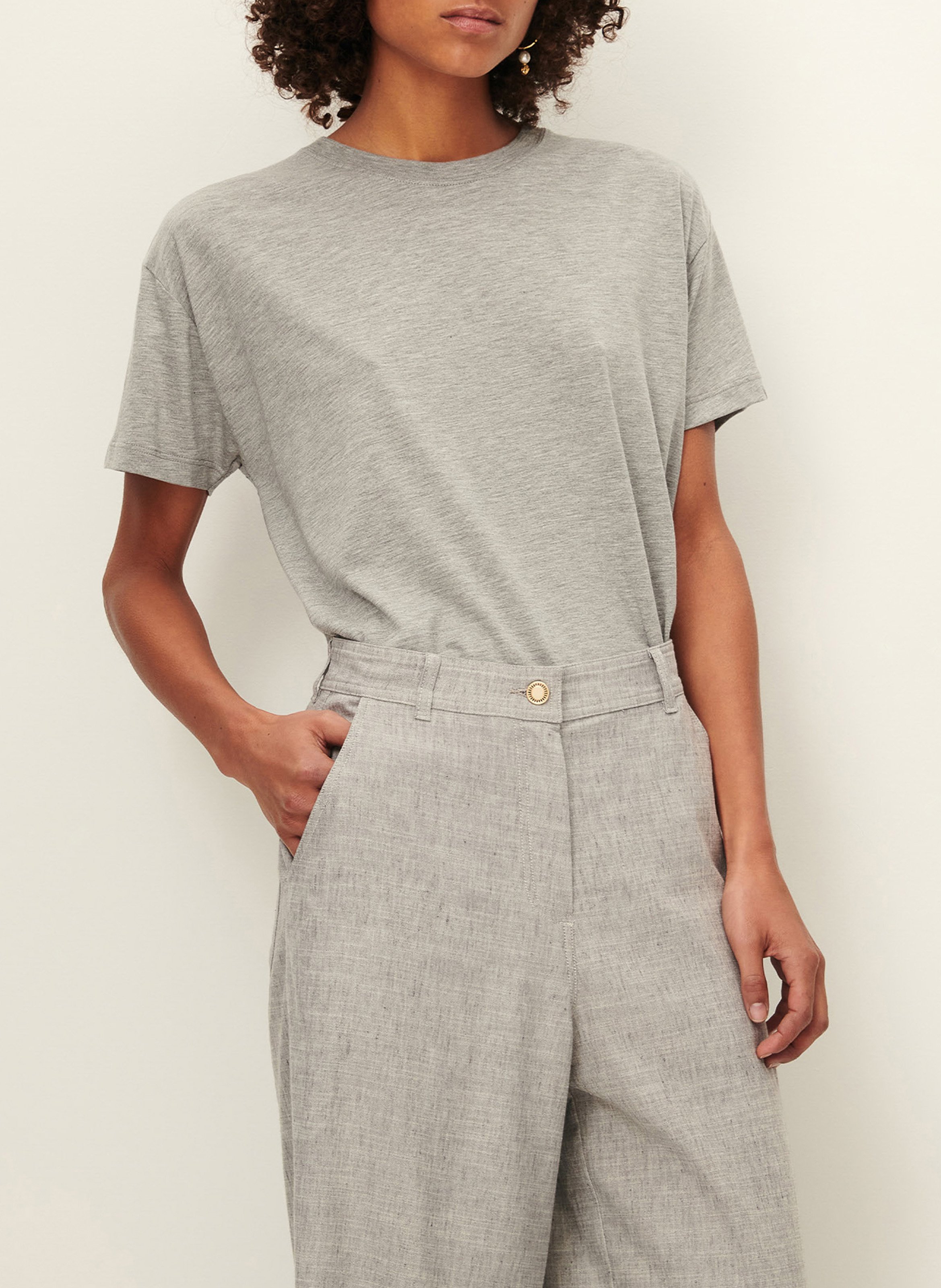 Round-neck oversized T-shirt SESSUN