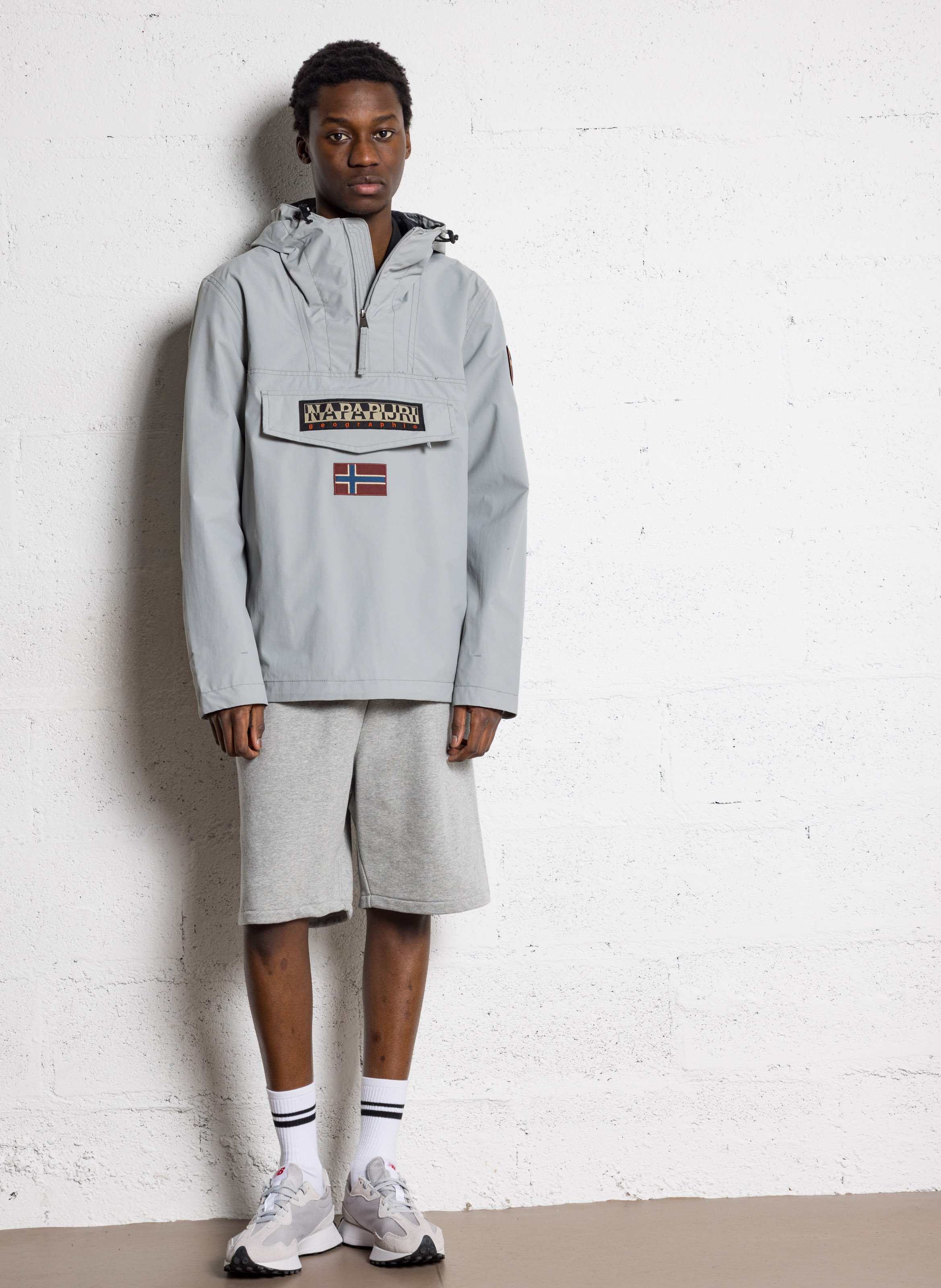 Straight cotton shorts DICKIES Grey