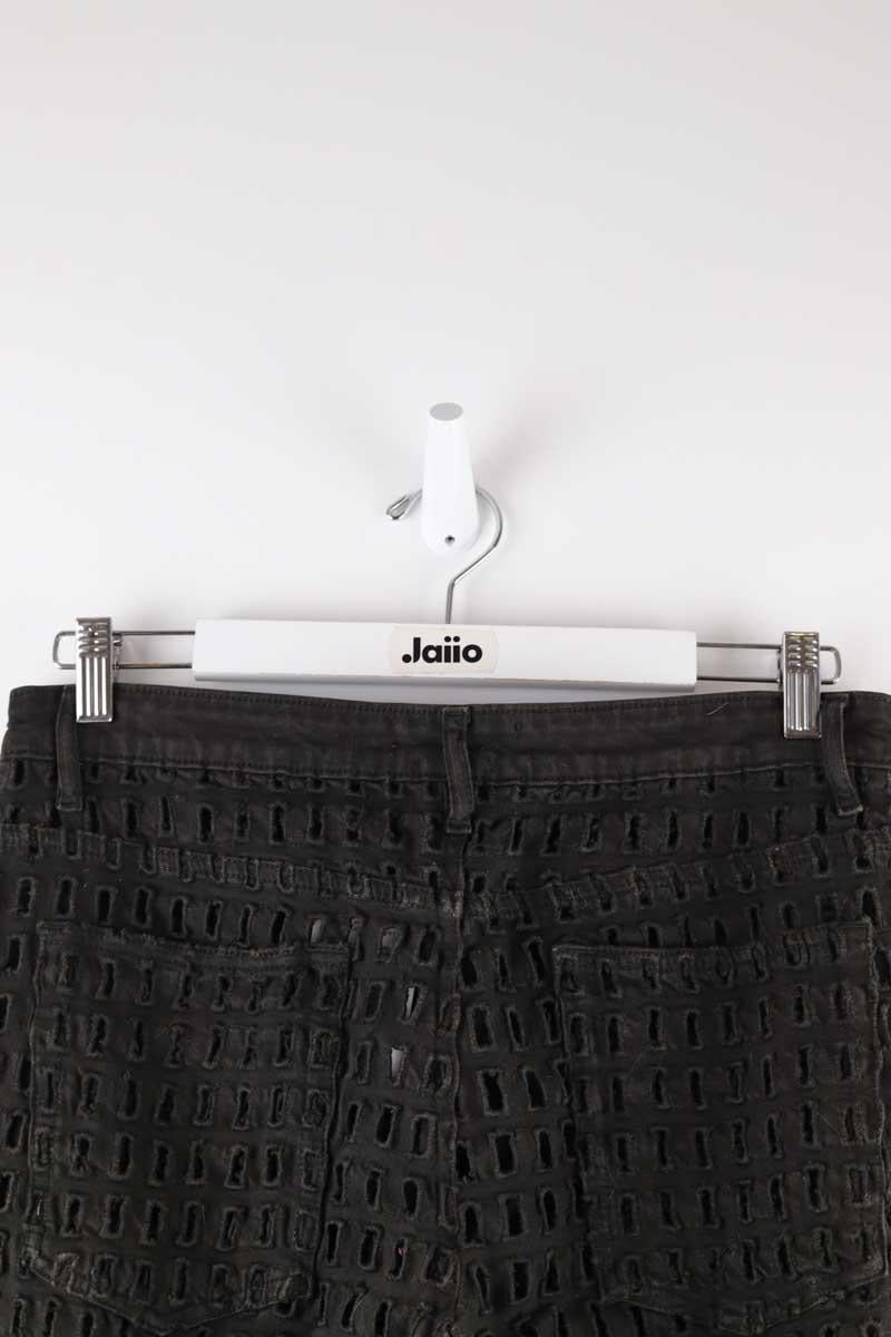 Slim cotton trousers ISABEL MARANT - Seconde Main Black