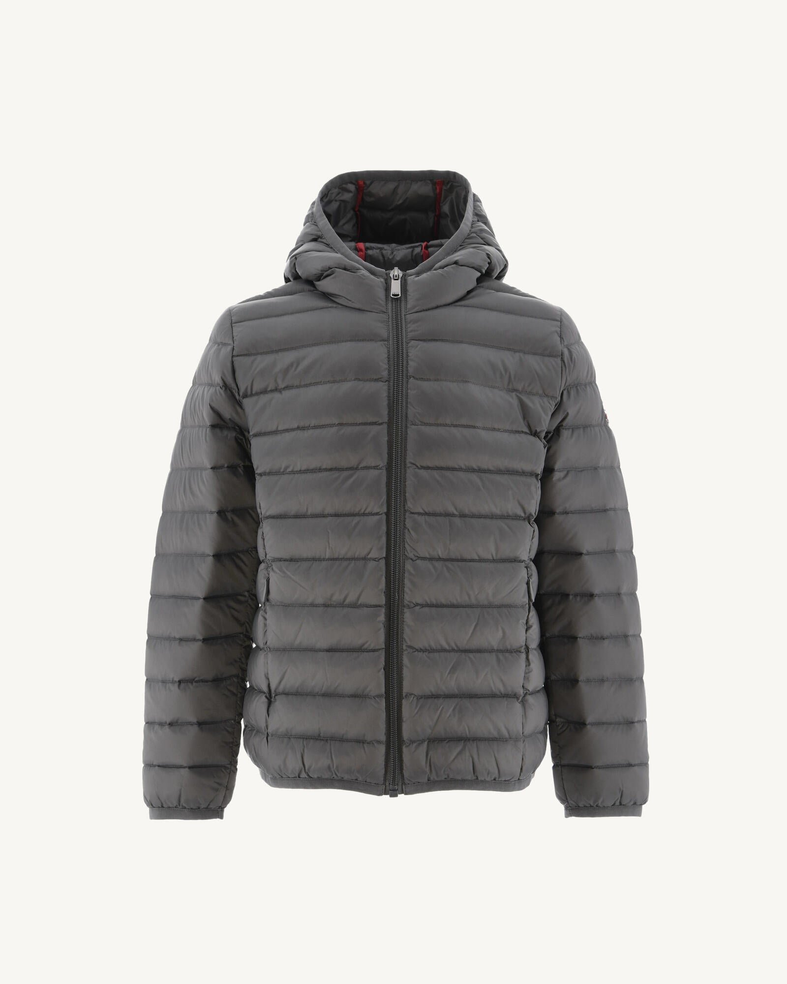 Hugo lightweight hooded down jacket JOTT Grey