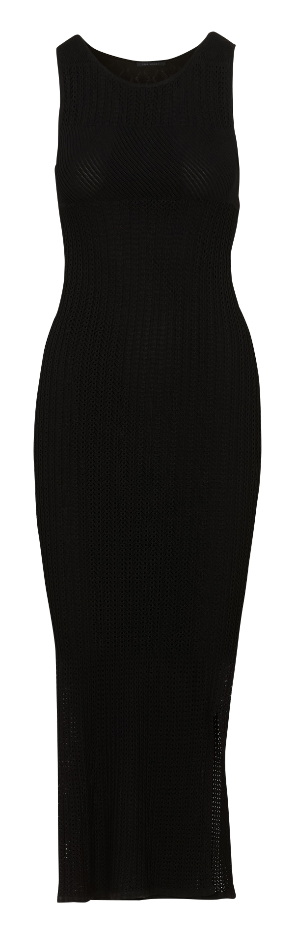 Robe longue col rond  IKKS Noir