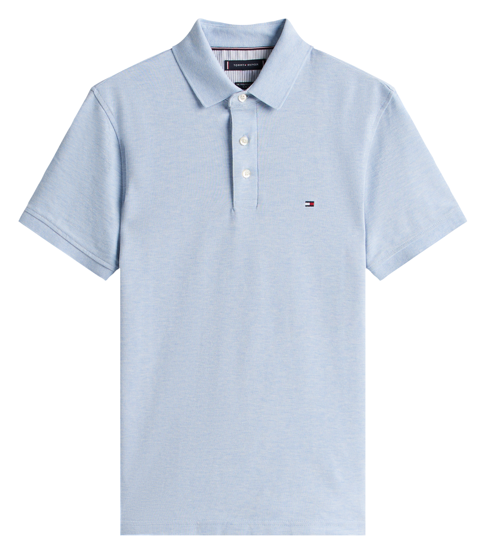 Polo slim-fit en coton bio TOMMY HILFIGER Bleu