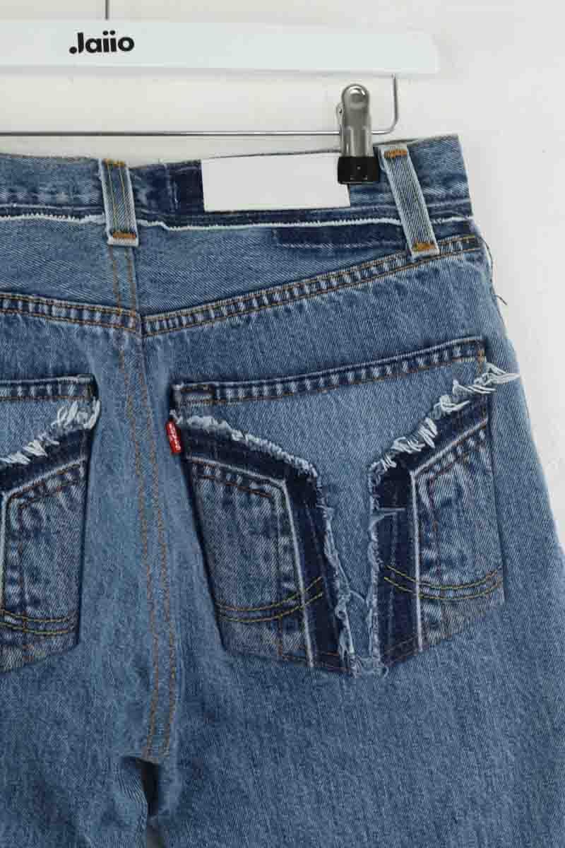 Cotton skinny jeans LEVI'S - Seconde main Blue