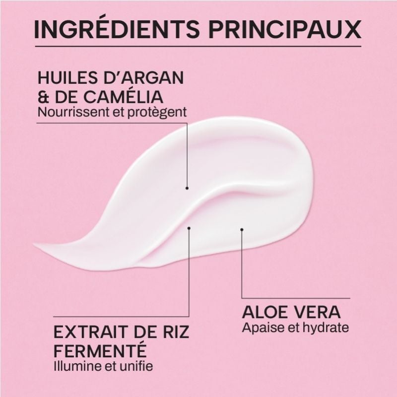 Hydrating and Nourishing Fluid with Fermented Organic Flowers WHAMISA No color