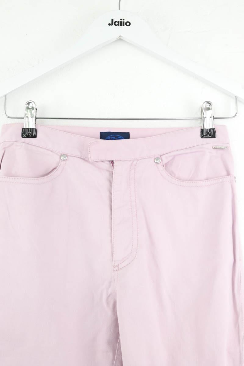 Cotton straight jeans KENZO - SECONDE MAIN Purple