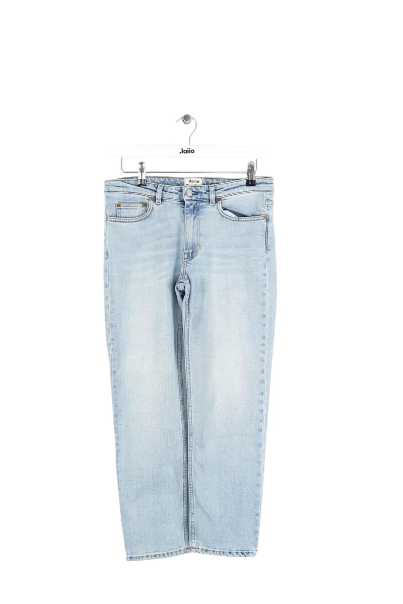 Cotton straight jeans ACNE STUDIOS - Seconde Main Blue