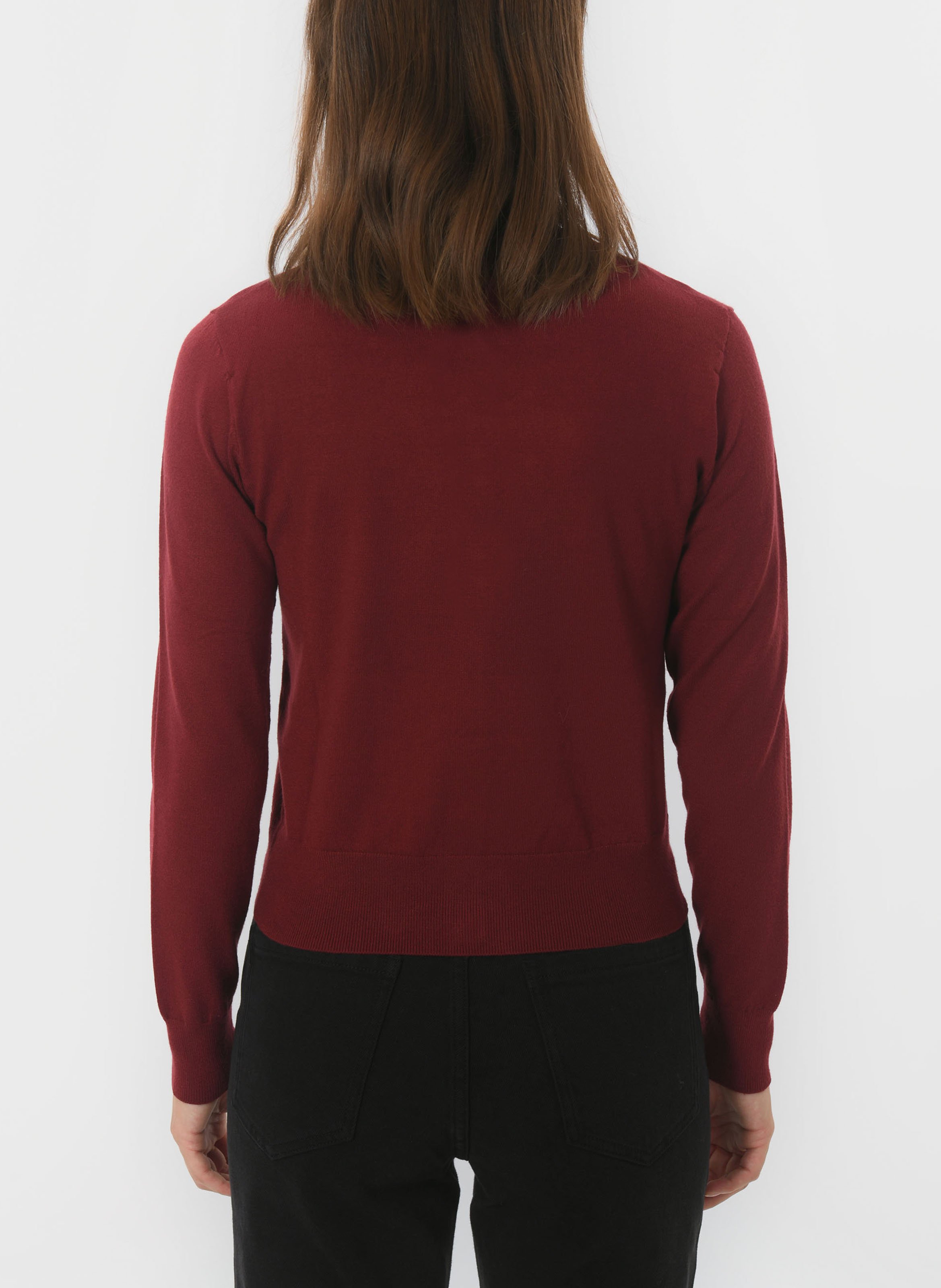 Gilet col rond  KOOKAI Rouge