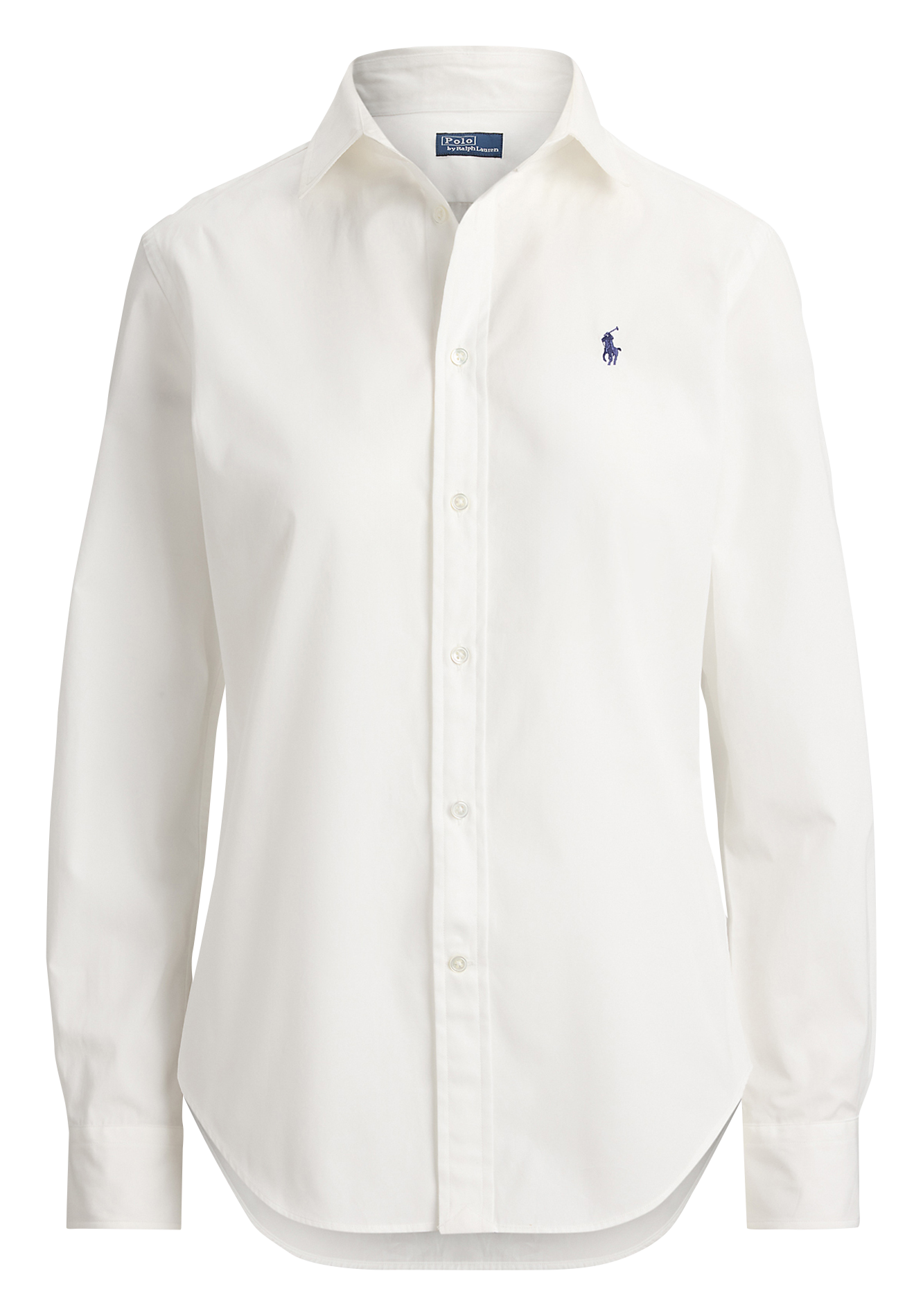 Baumwollbluse mit klassischem Kragen POLO RALPH LAUREN Weiss