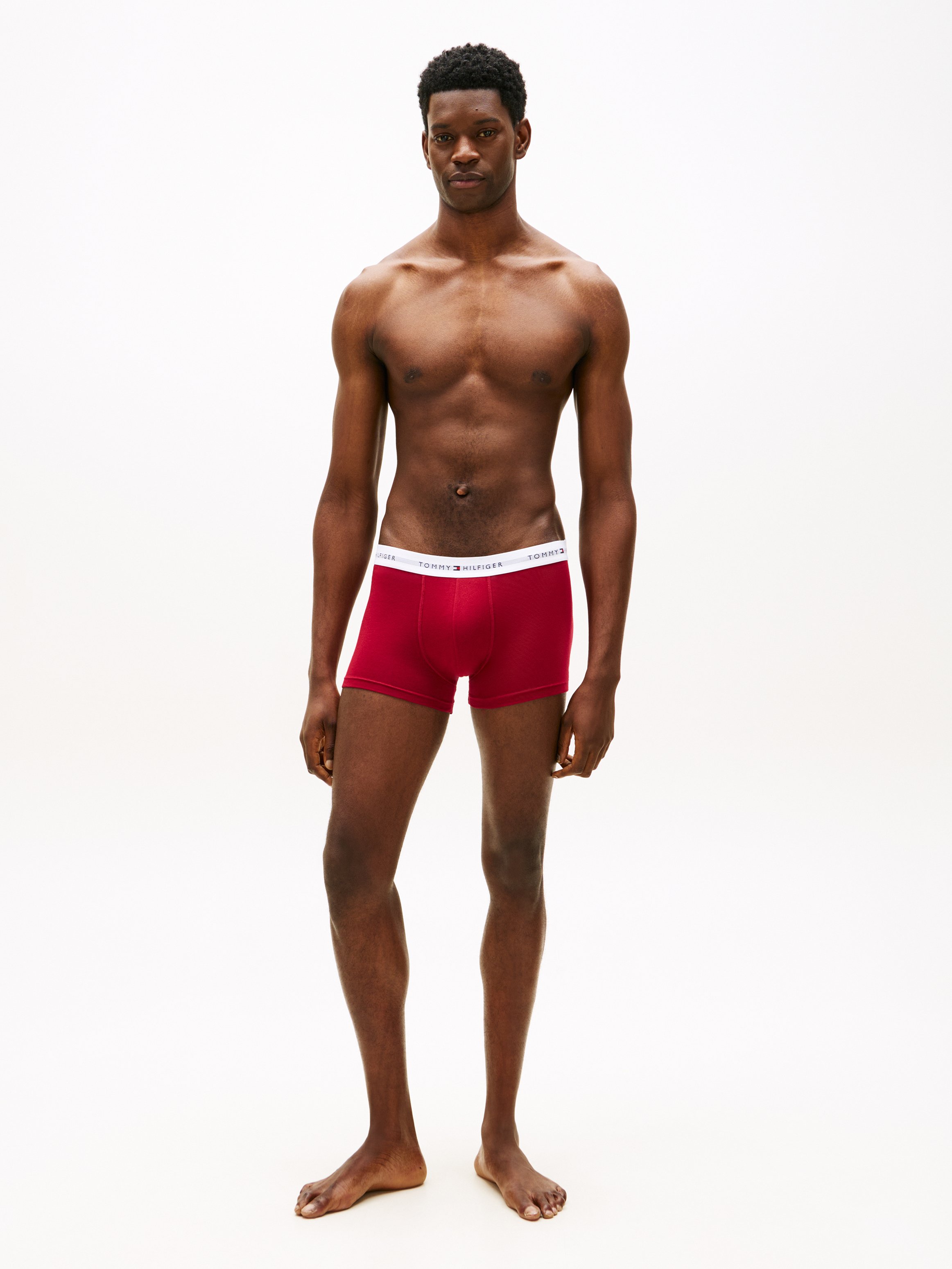 Set di 3 boxer in misto cotone TOMMY HILFIGER Blu