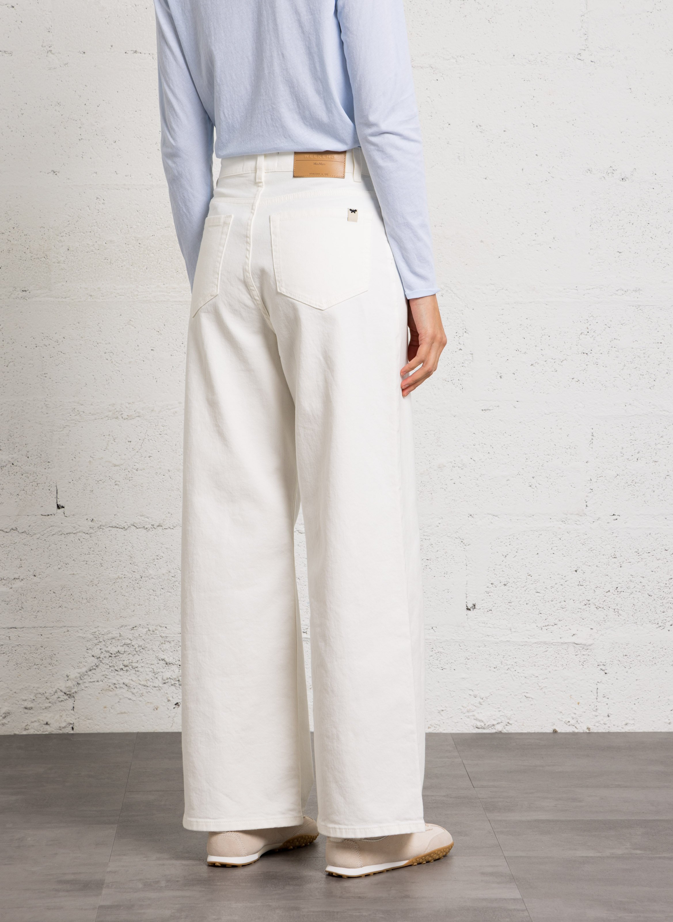 Jean large  MAX MARA WEEK END Blanc