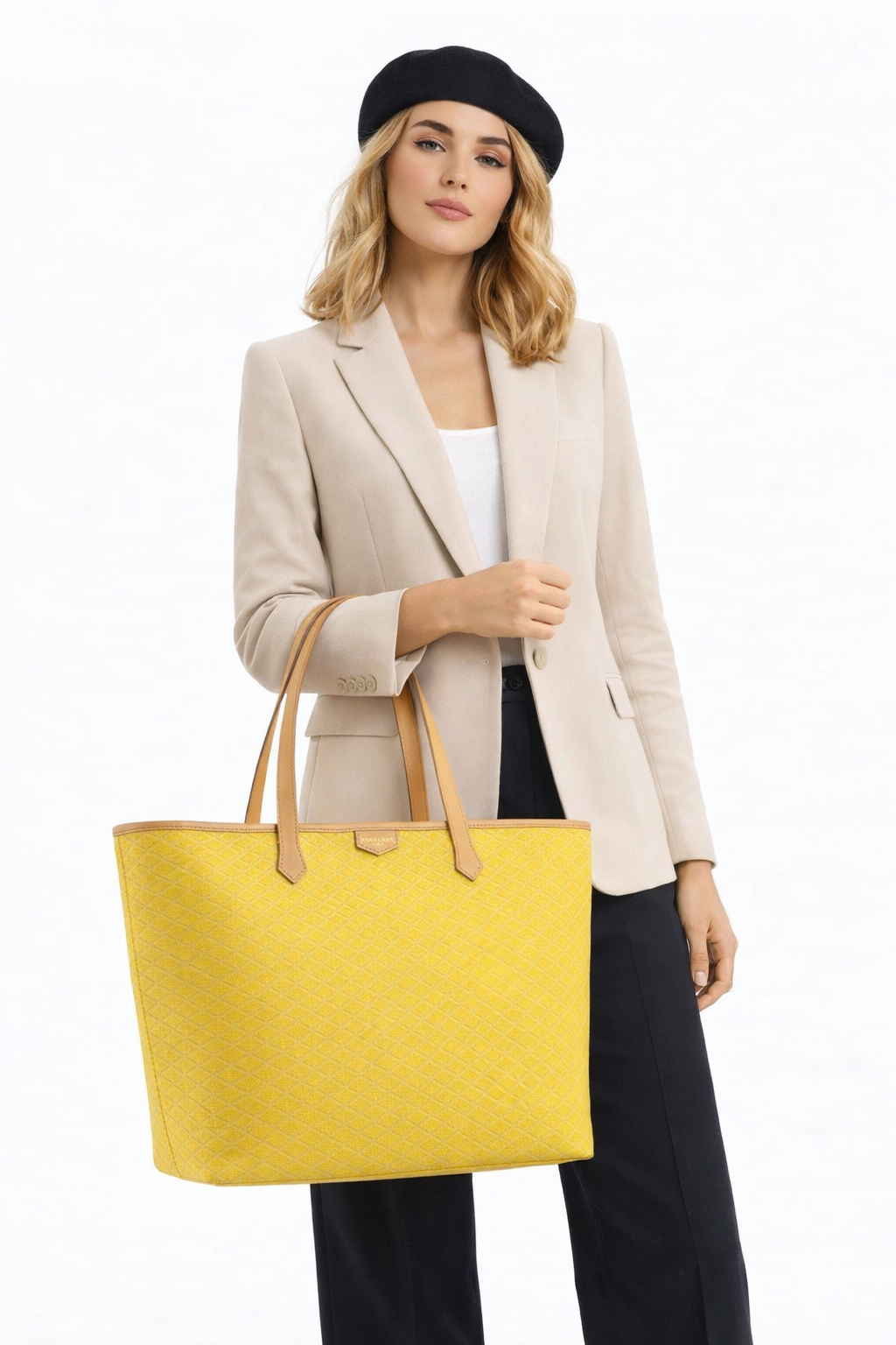 Leather bag Yellow