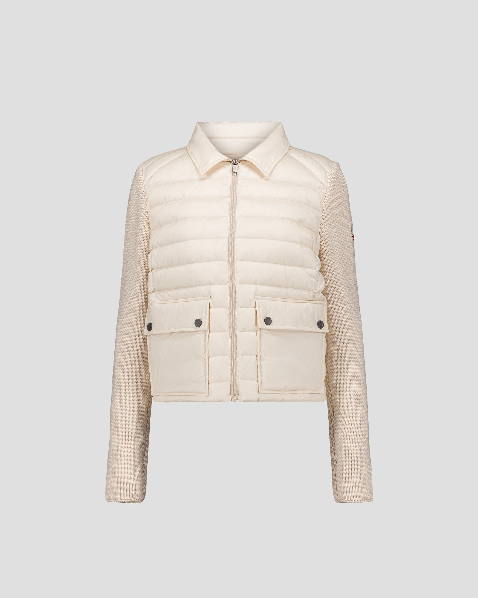 Doudoune bi-matière calista JOTT Blanc