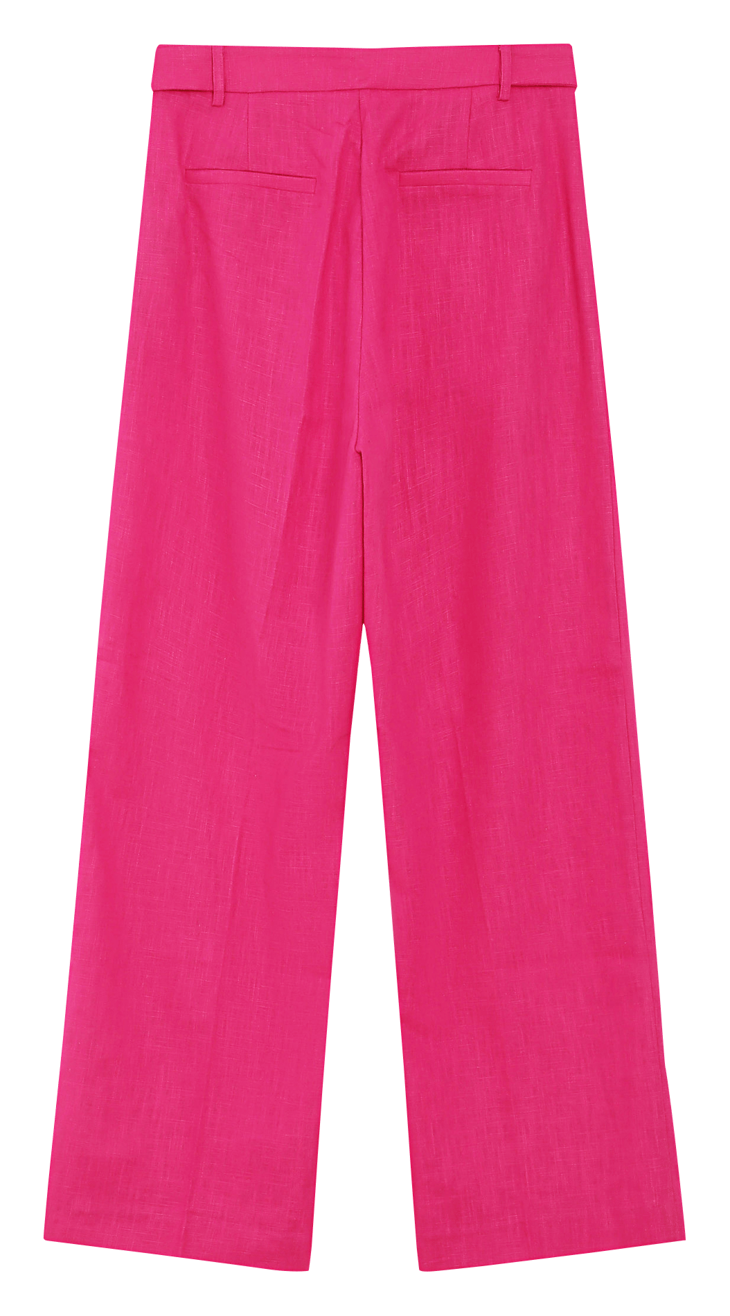 Straight tailored trousers in mixed linen GRACE ET MILA Pink