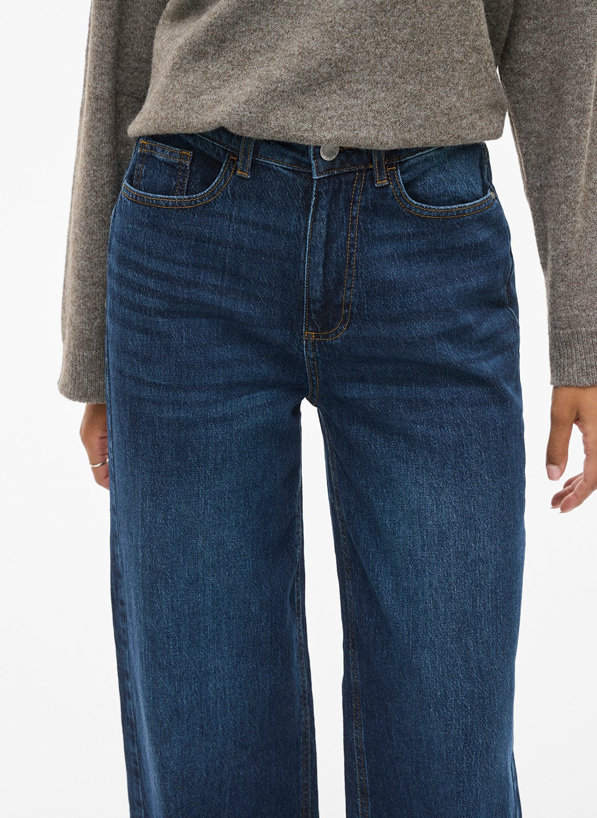 Wide-leg jeans VILA Blue