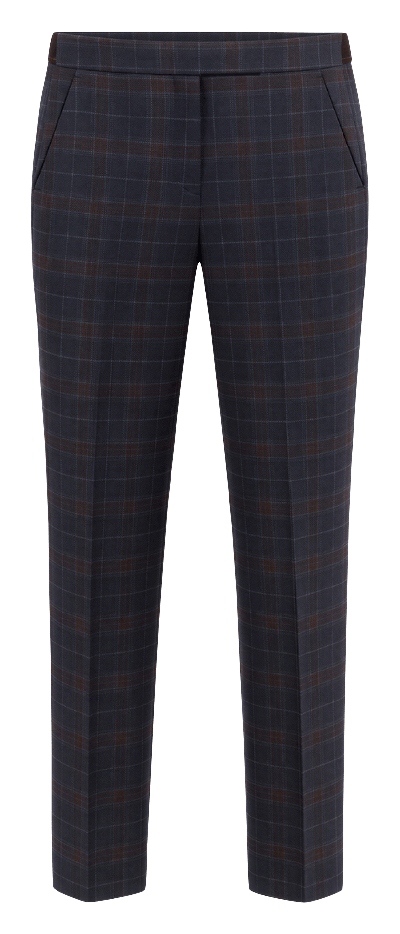 Pleated checked pants GERARD DAREL Blue