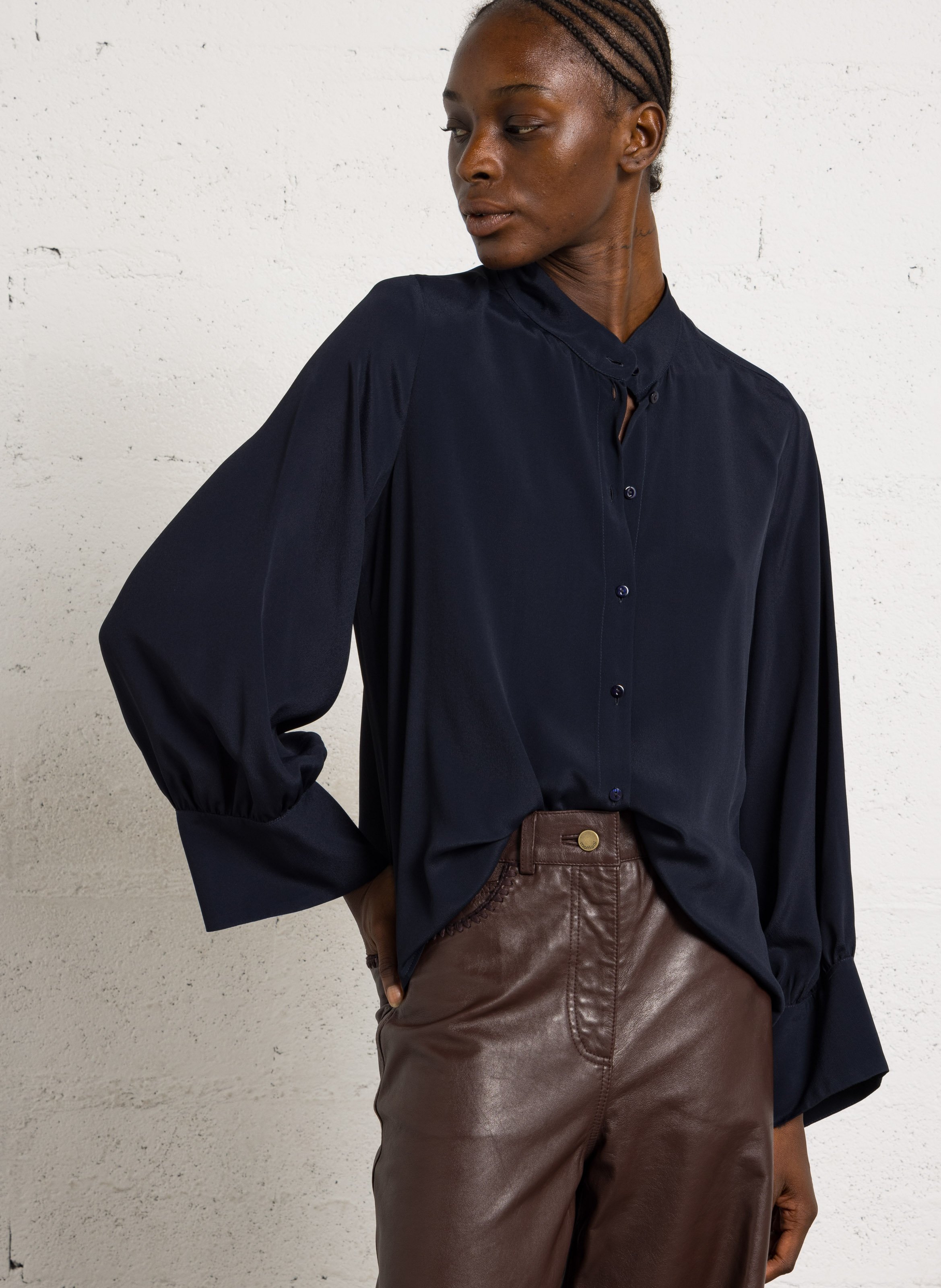 Loose-fit shirt MOMONI Blue