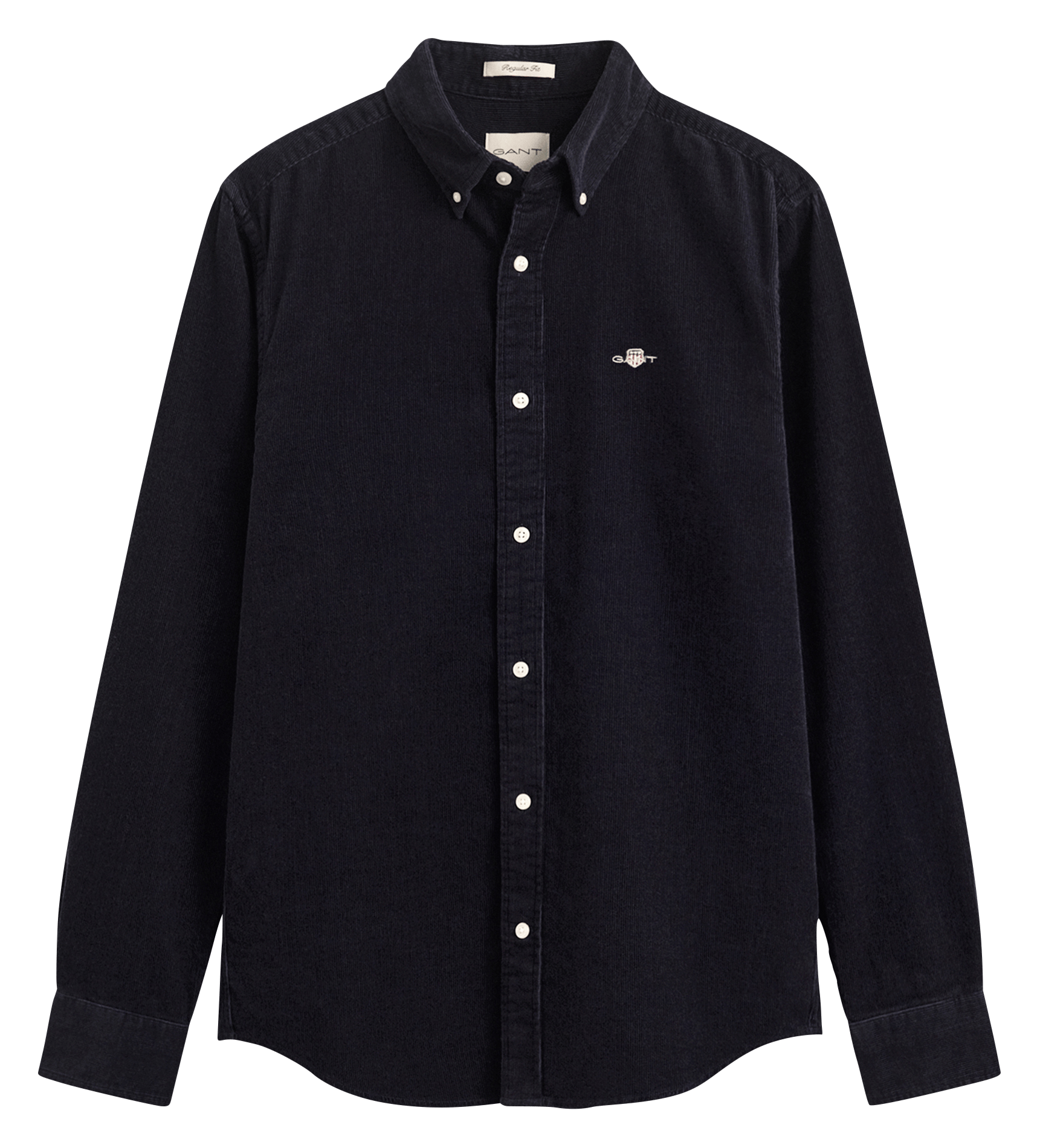Chemise droite col classique en coton GANT Bleu