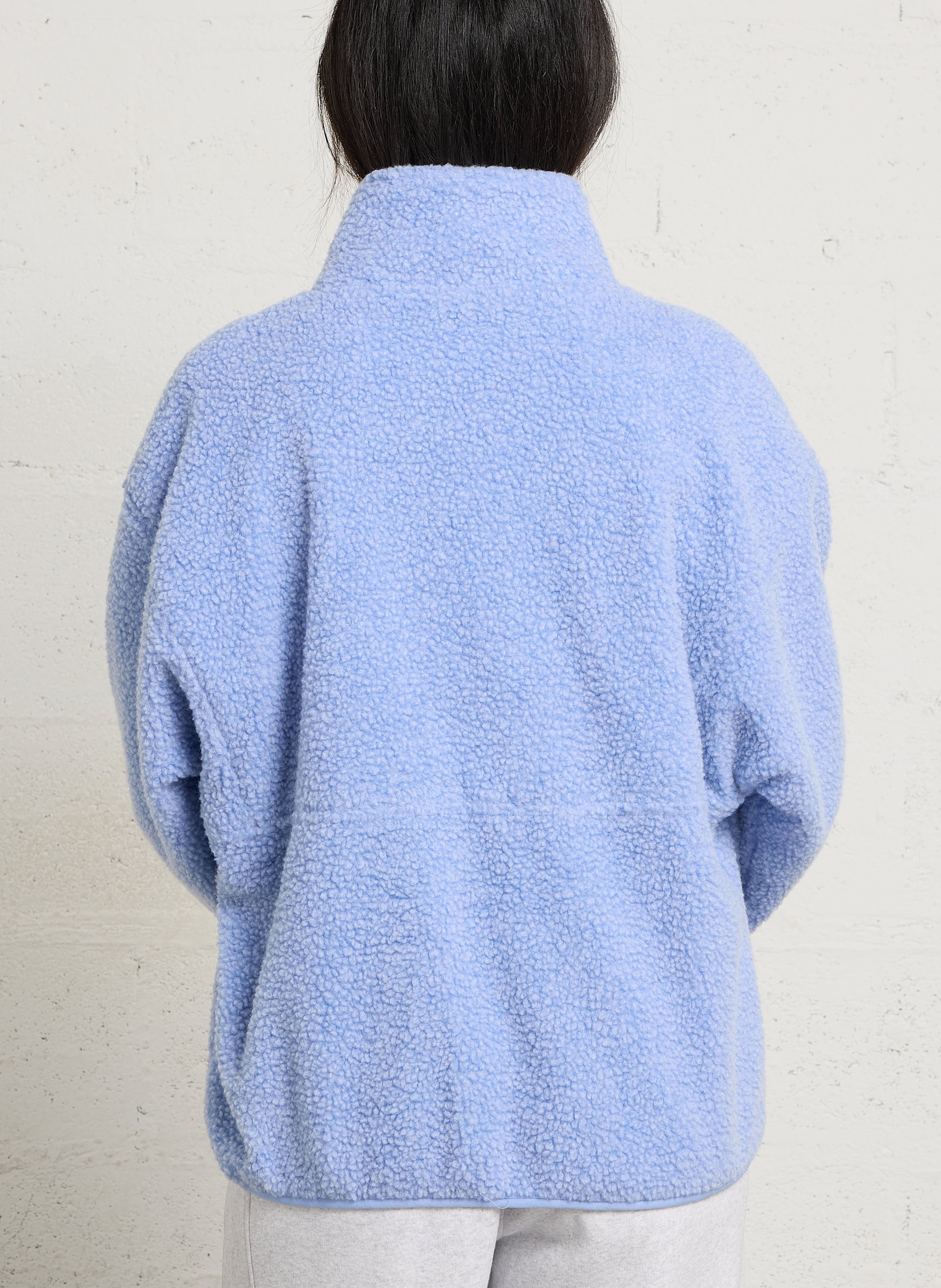 Zip-up fleece jacket AMERICAN VINTAGE Blue
