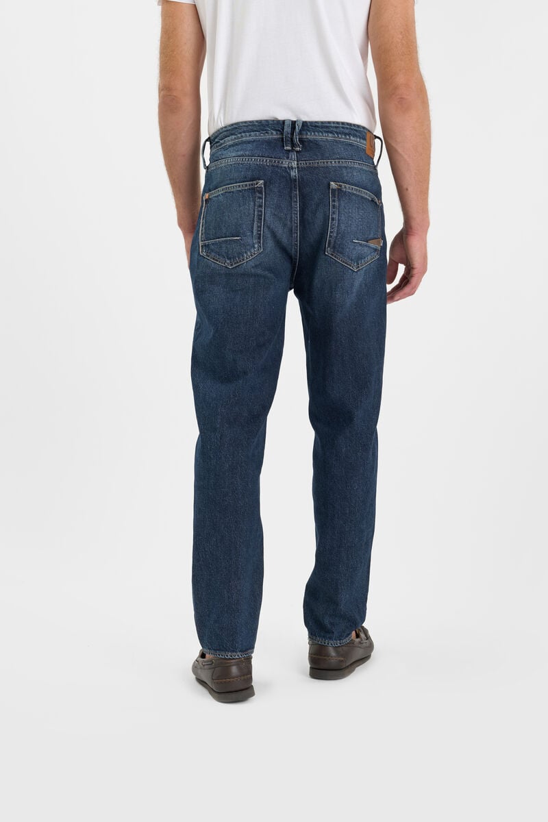 Loose-Fit Buttoned Jeans LE TEMPS DES CERISES Blue