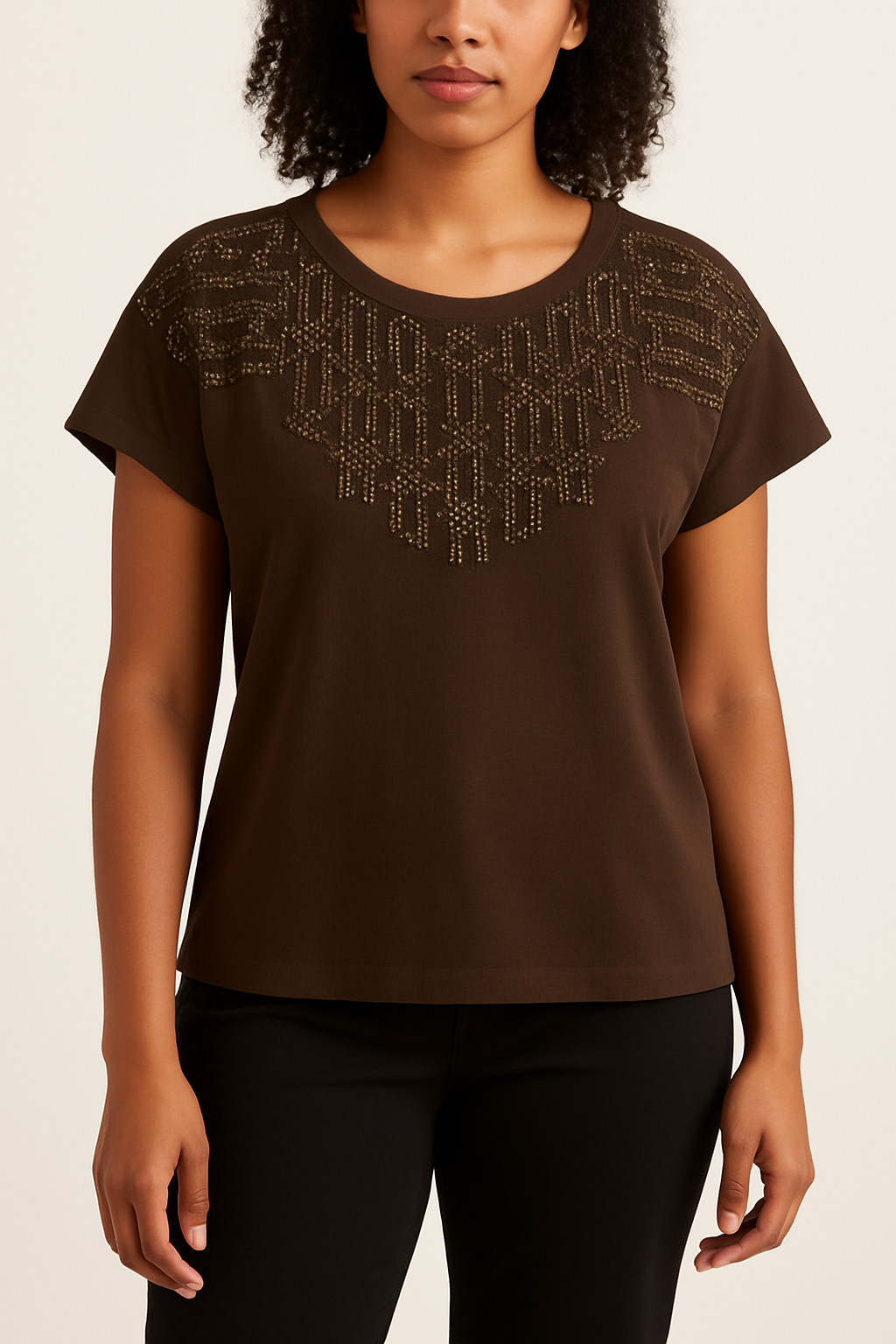 Top & tank top ANTIK BATIK - Seconde Main Brown