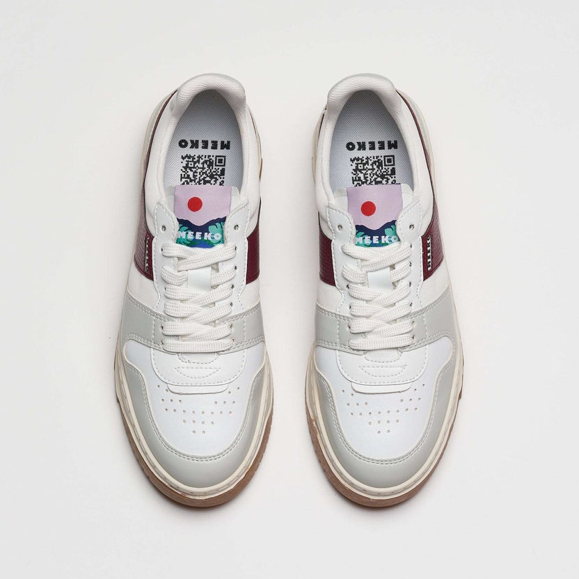 Eco-friendly low-top trainers MEEKO Purple