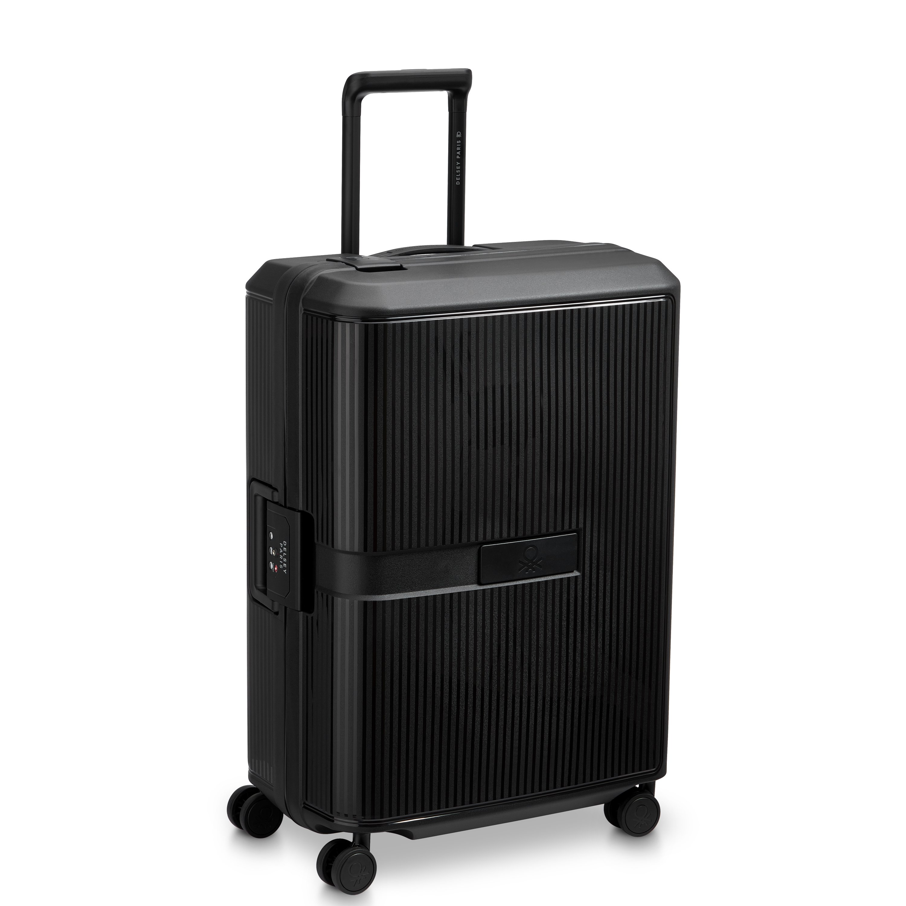 Rigid hold suitcase Black
