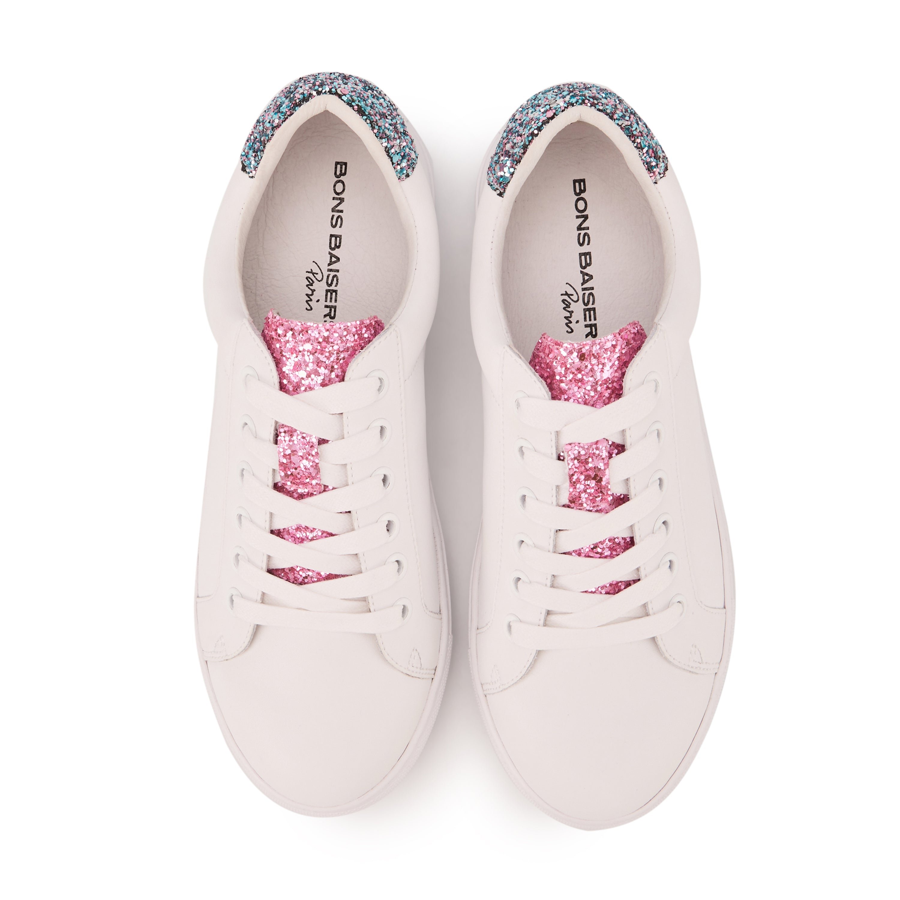 Jimmy leather sneakers BONS BAISERS PARIS White