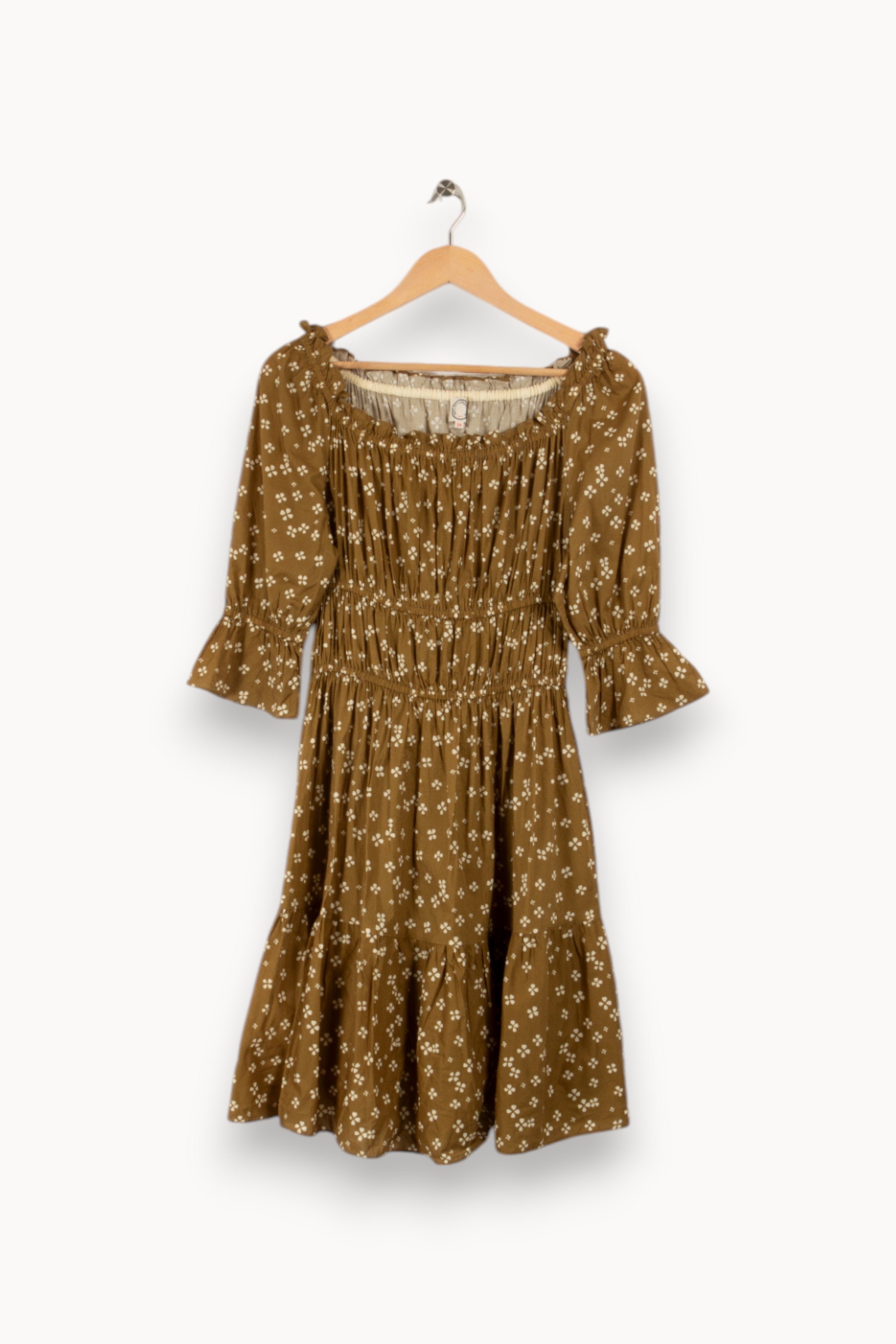 Robe ville INES DE LA FRESSANGE - Seconde main Vert