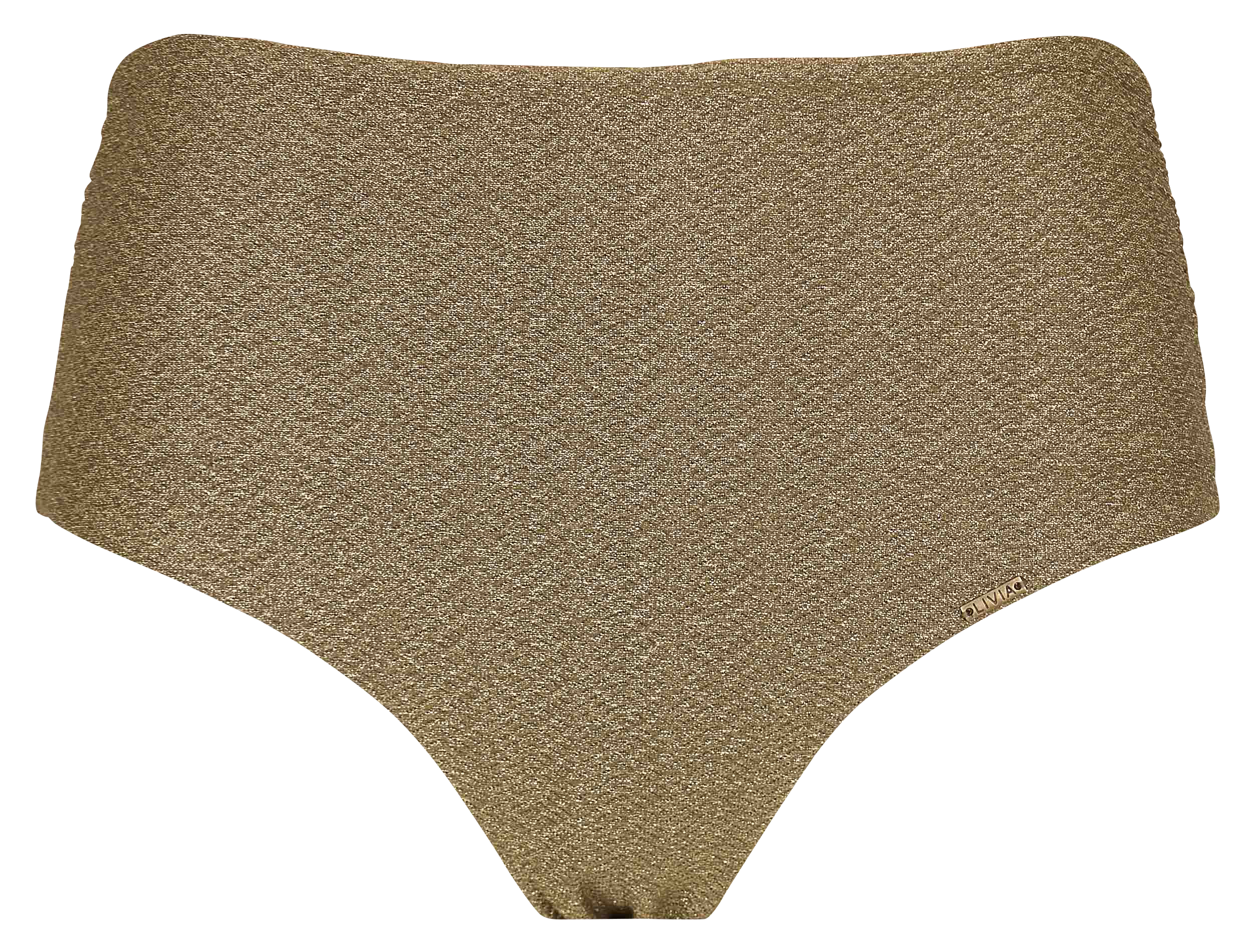 Bas de maillot de bain pailleté LIVIA Kaki