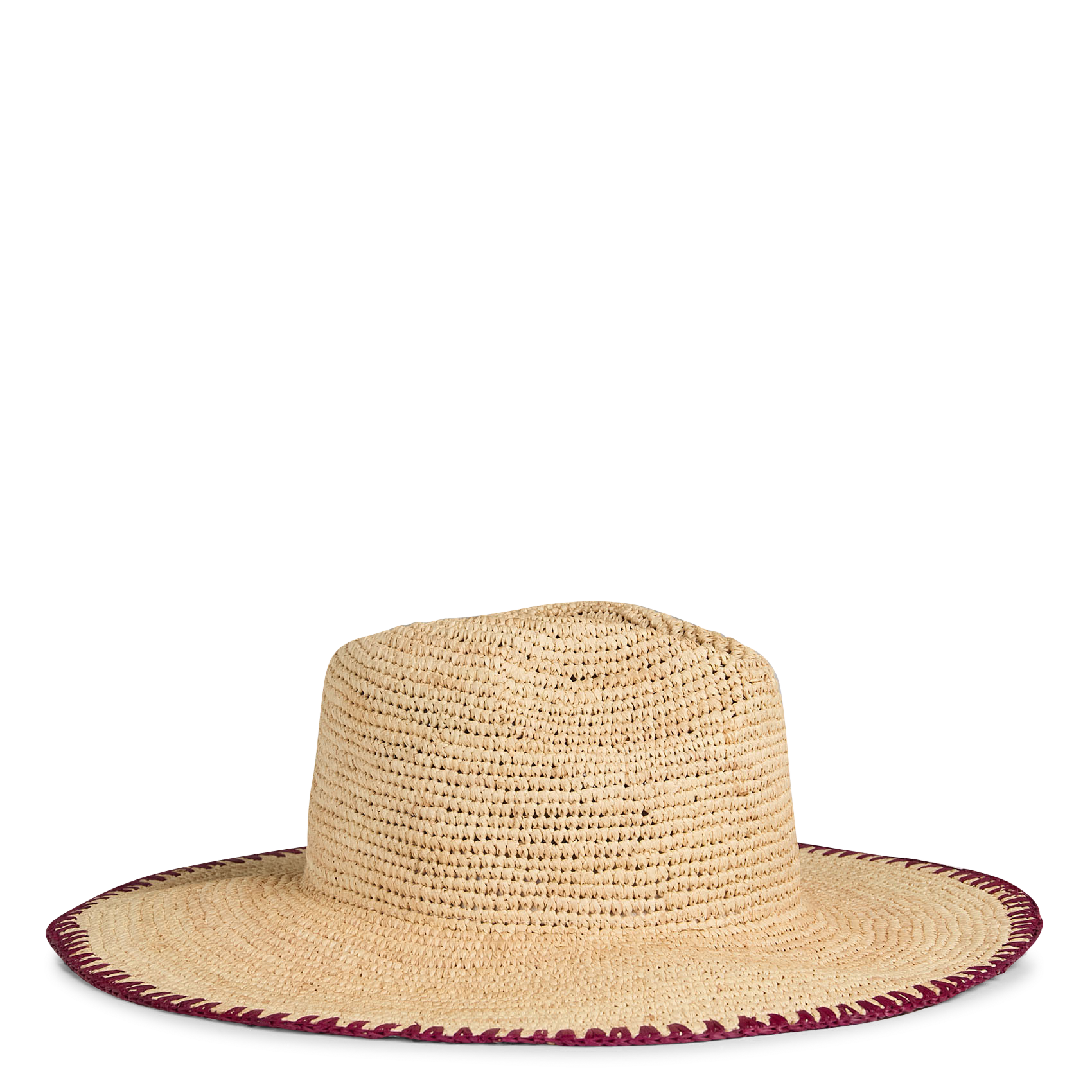 Woven raffia hat CAMALYA Beige