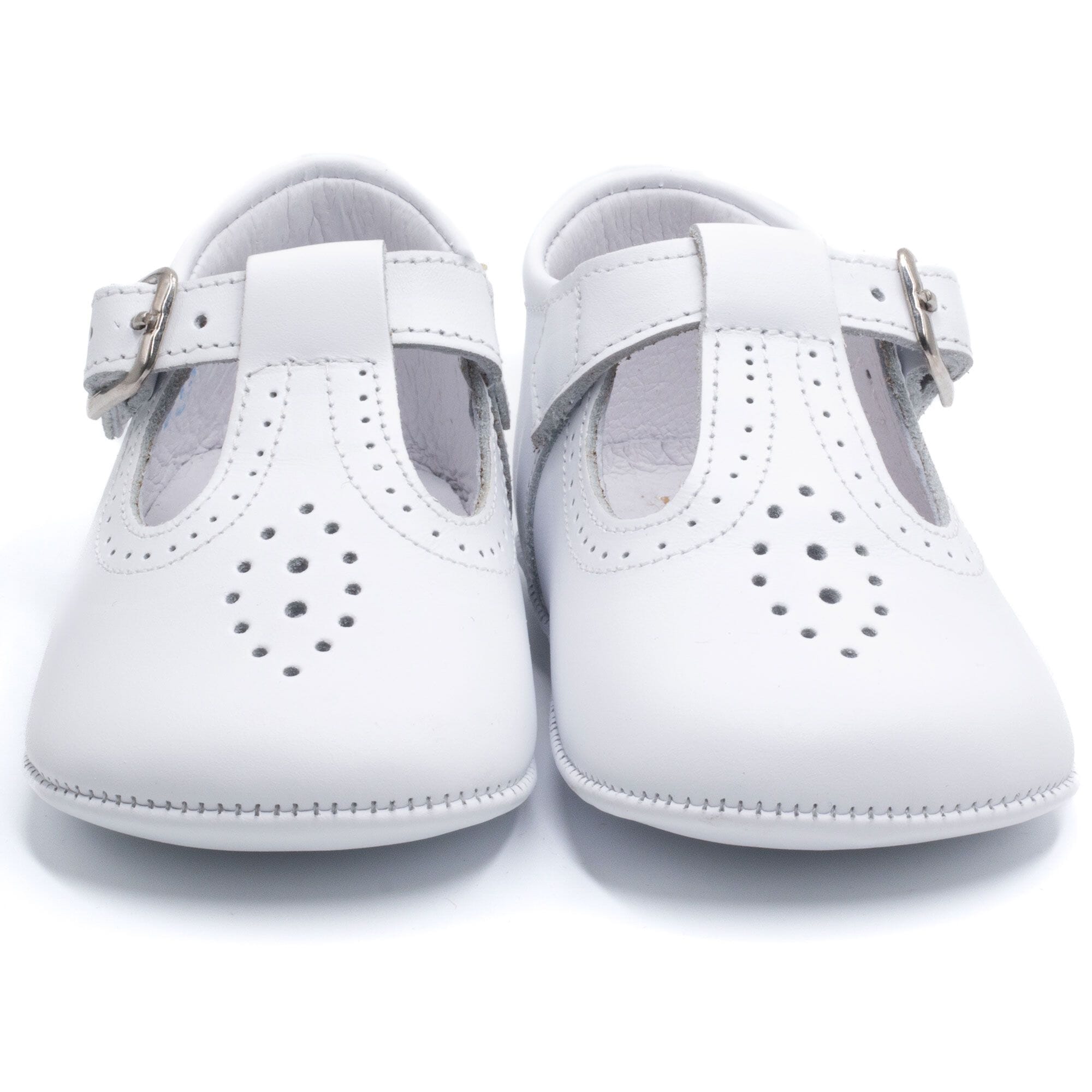 Soft leather slipper Boni & Sidonie White