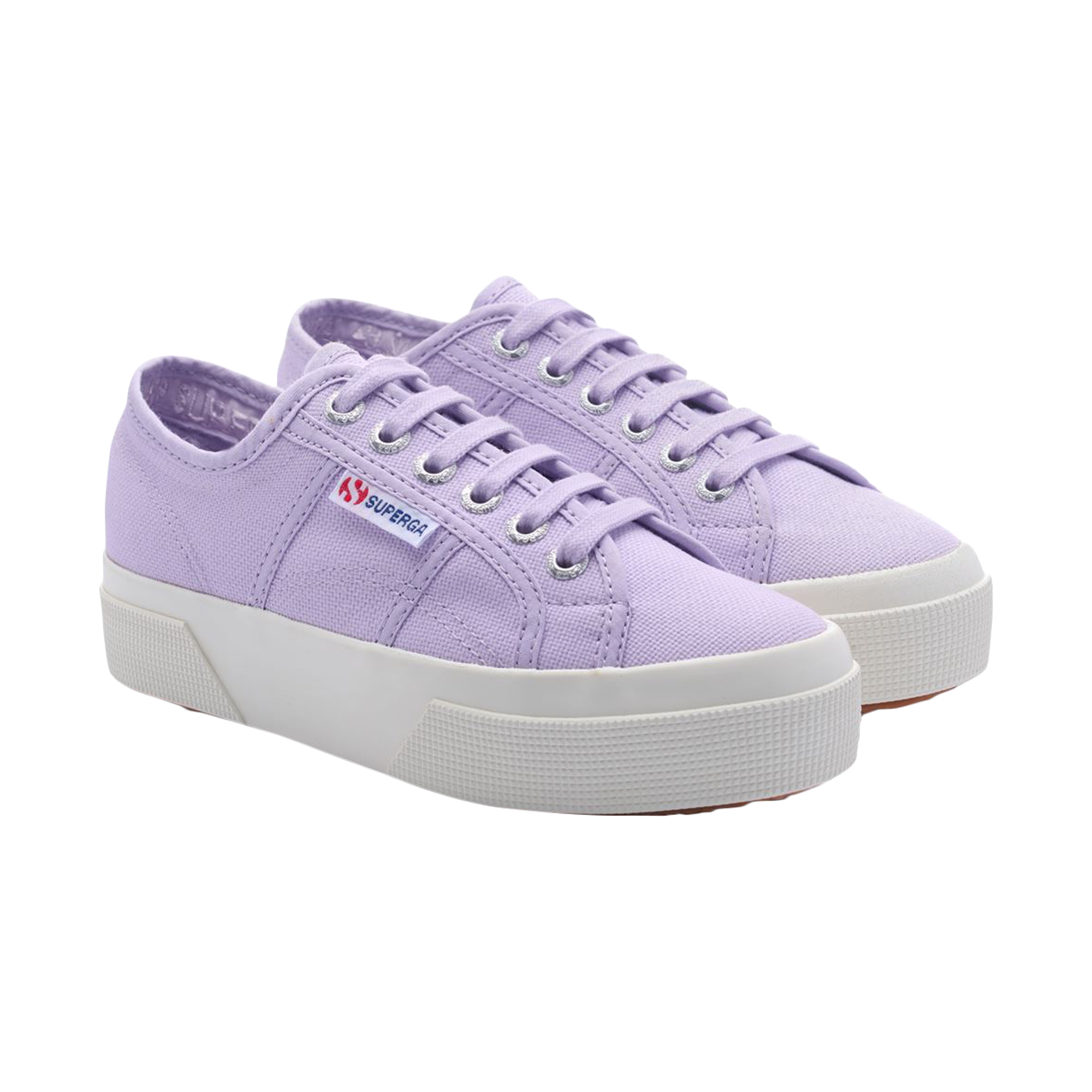 Superga platform low-top lace-up sneakers SUPERGA Purple
