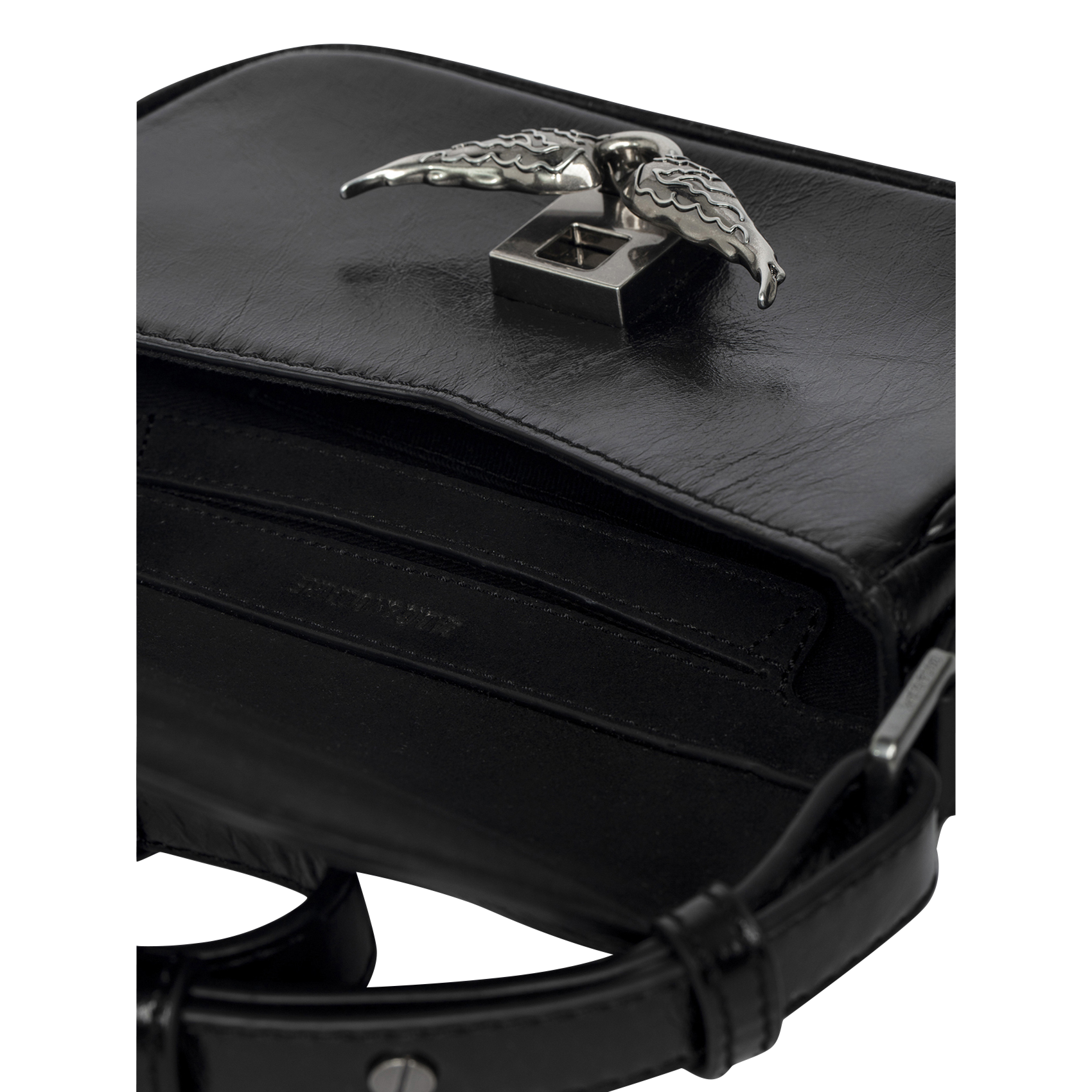 Leren clutch ZADIG&VOLTAIRE Zwart