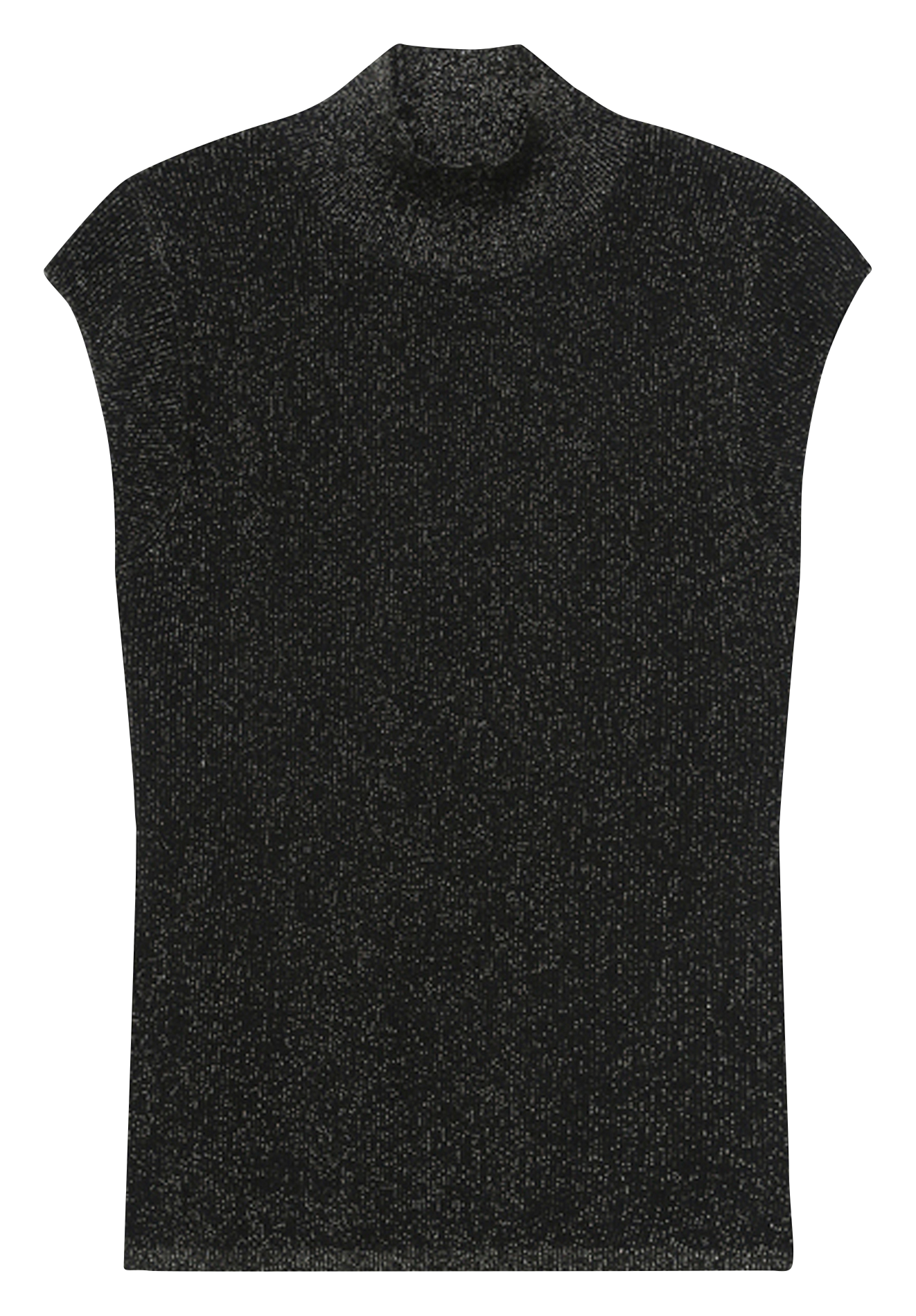 High-neck knit top with glittery thread GRACE ET MILA Golden