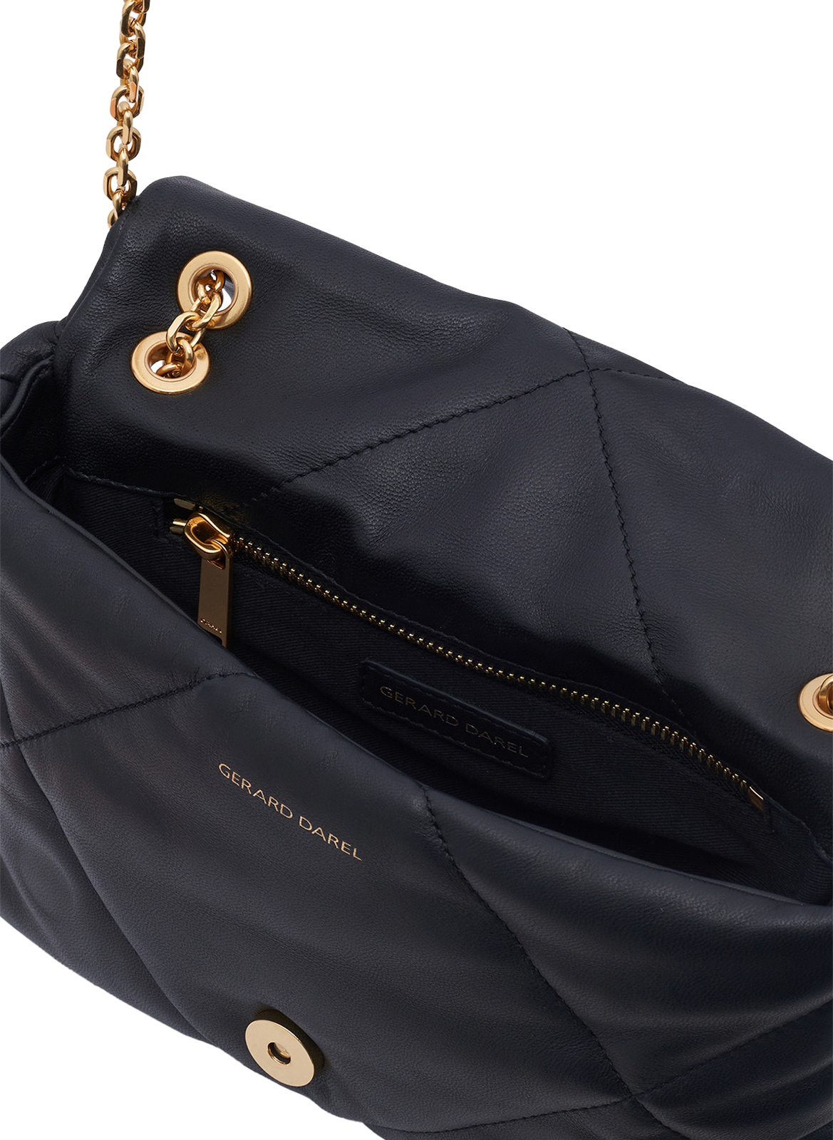 Sac bandoulière en cuir GERARD DAREL Noir