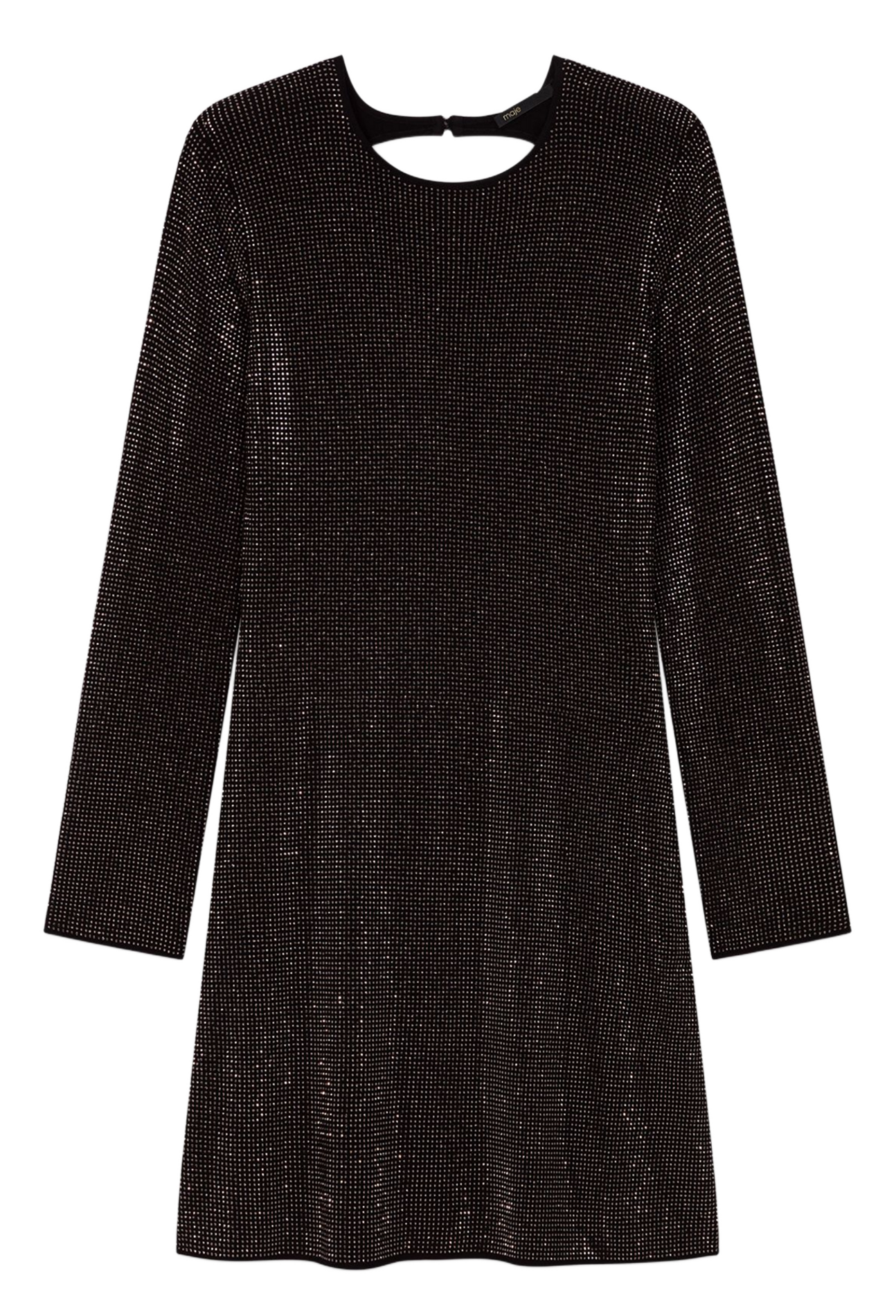 Sequined short dress MAJE Black
