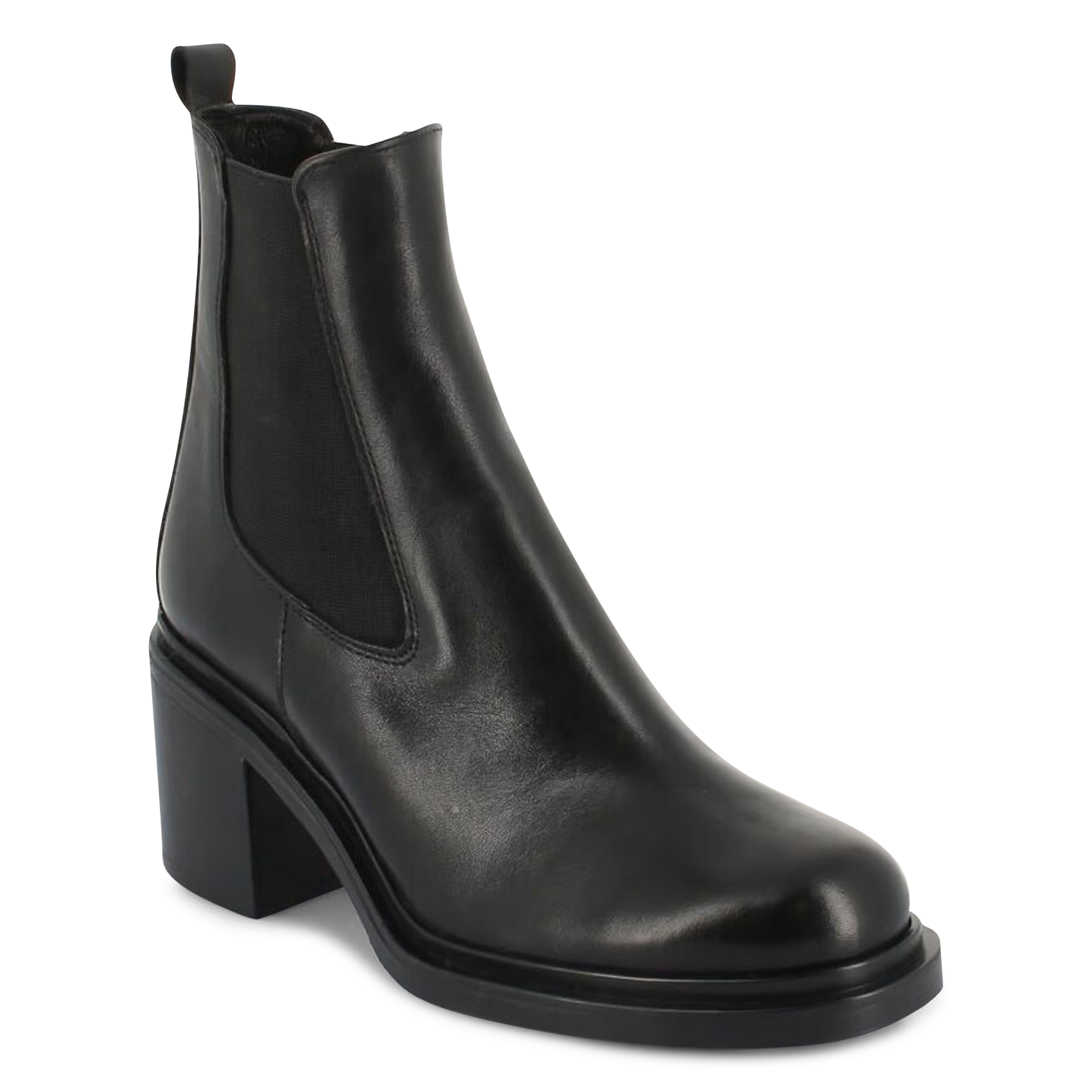 Bianca leather ankle boots JONAK Black