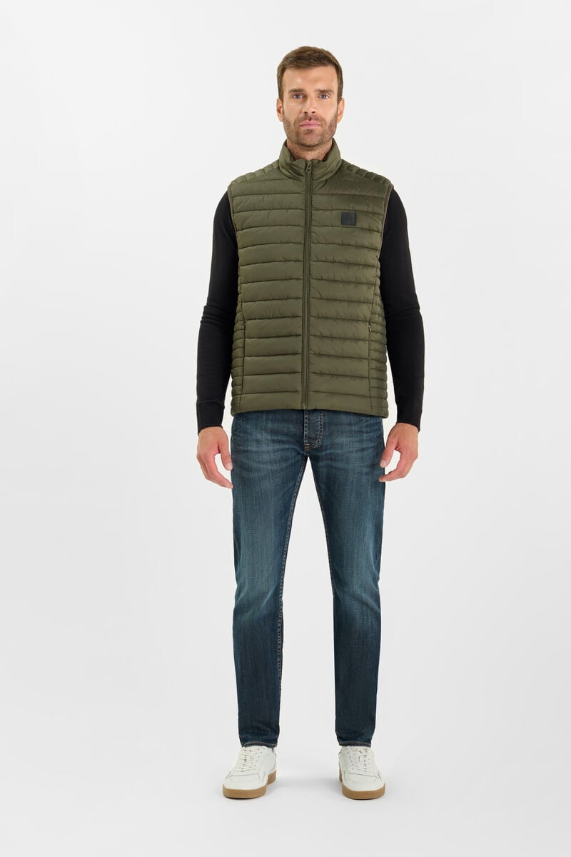 Doudoune sans manches LE TEMPS DES CERISES Kaki